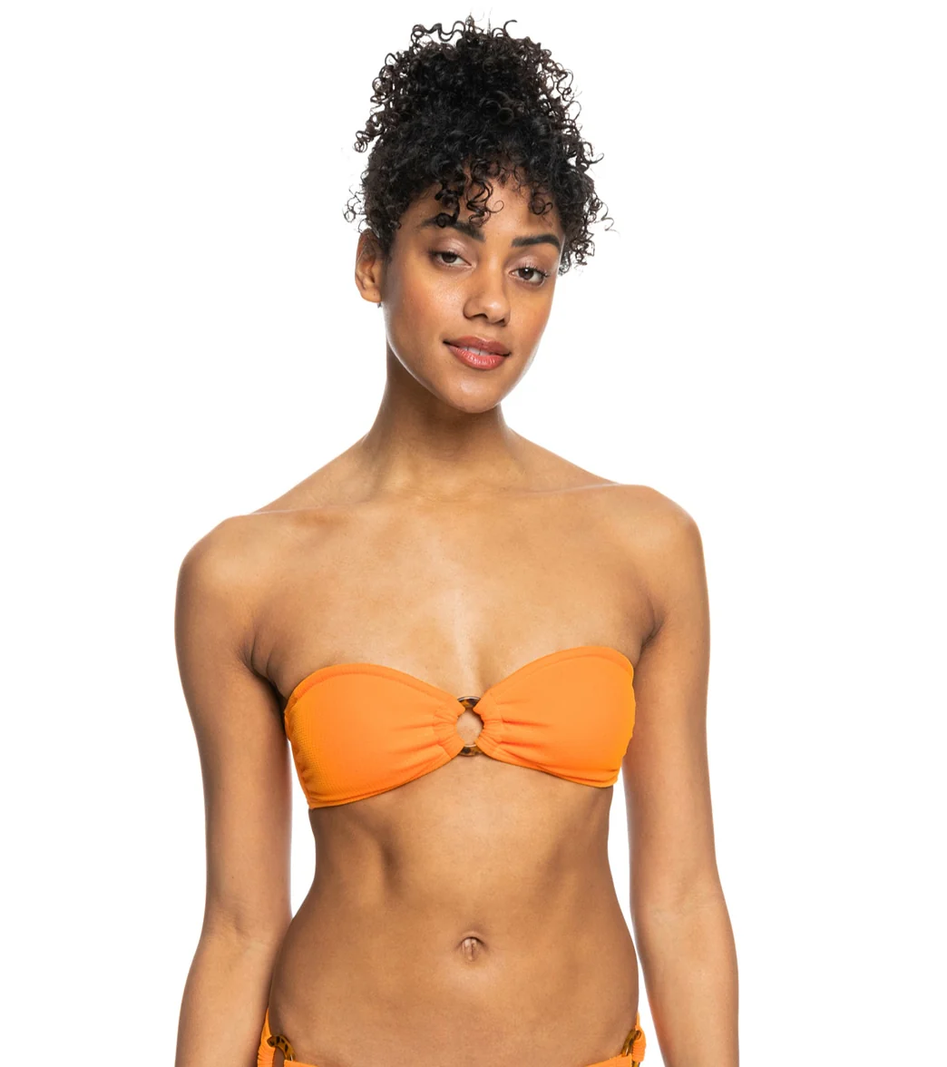 Roxy Women's Color Jam SD Bandeau Bikini Top - Image 8