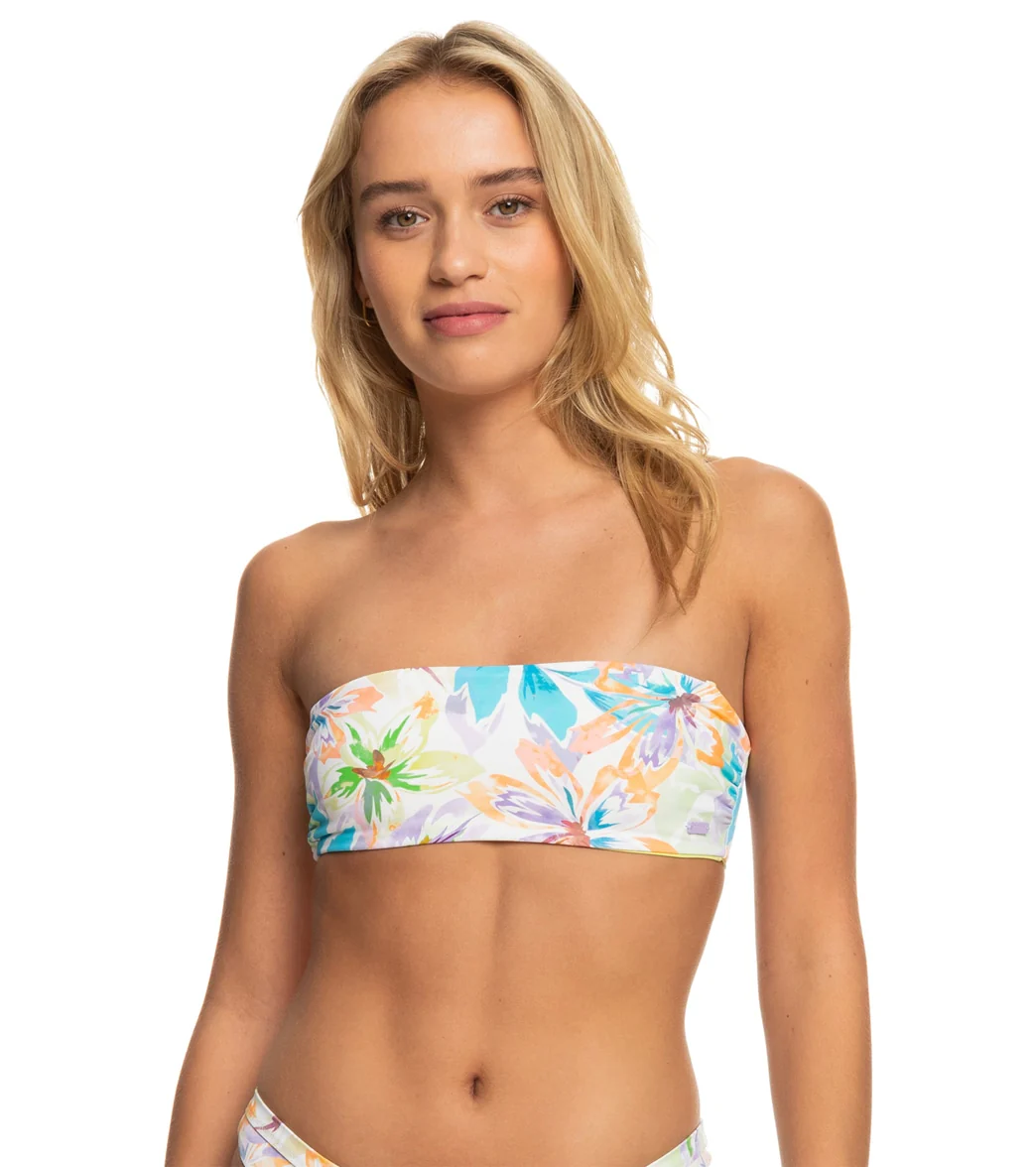 Roxy Women's Retro Revo Bandeau Bikini Top - Image 9