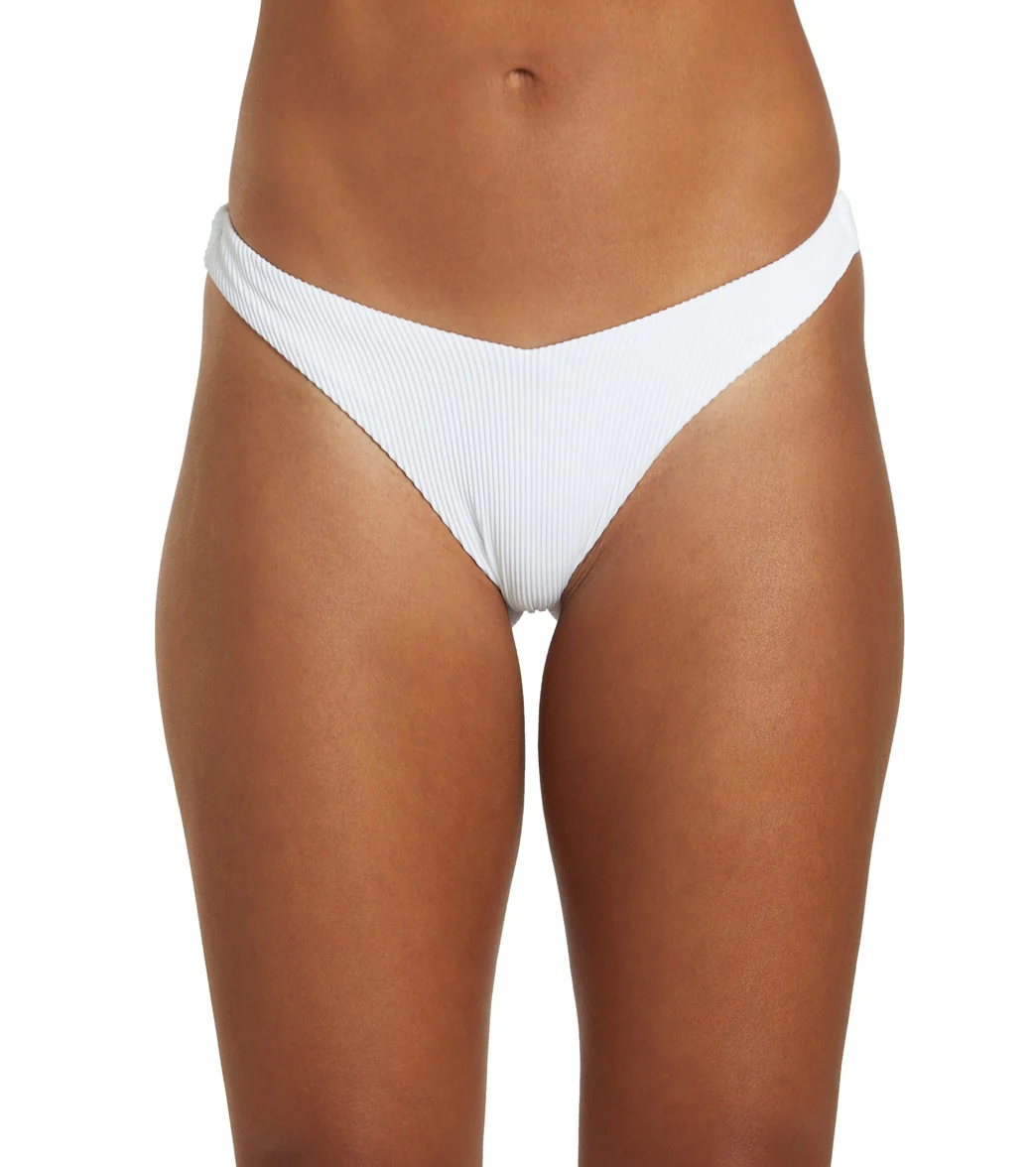 Roxy Women's Rib Roxy Love Cheeky High Leg Bikini Bottom - Image 22