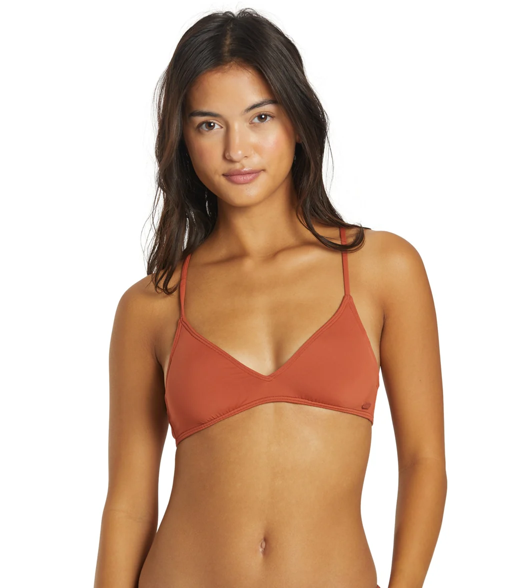 Roxy Women's SD Beach Classics Athletic Triangle Bikini Top - Image 6