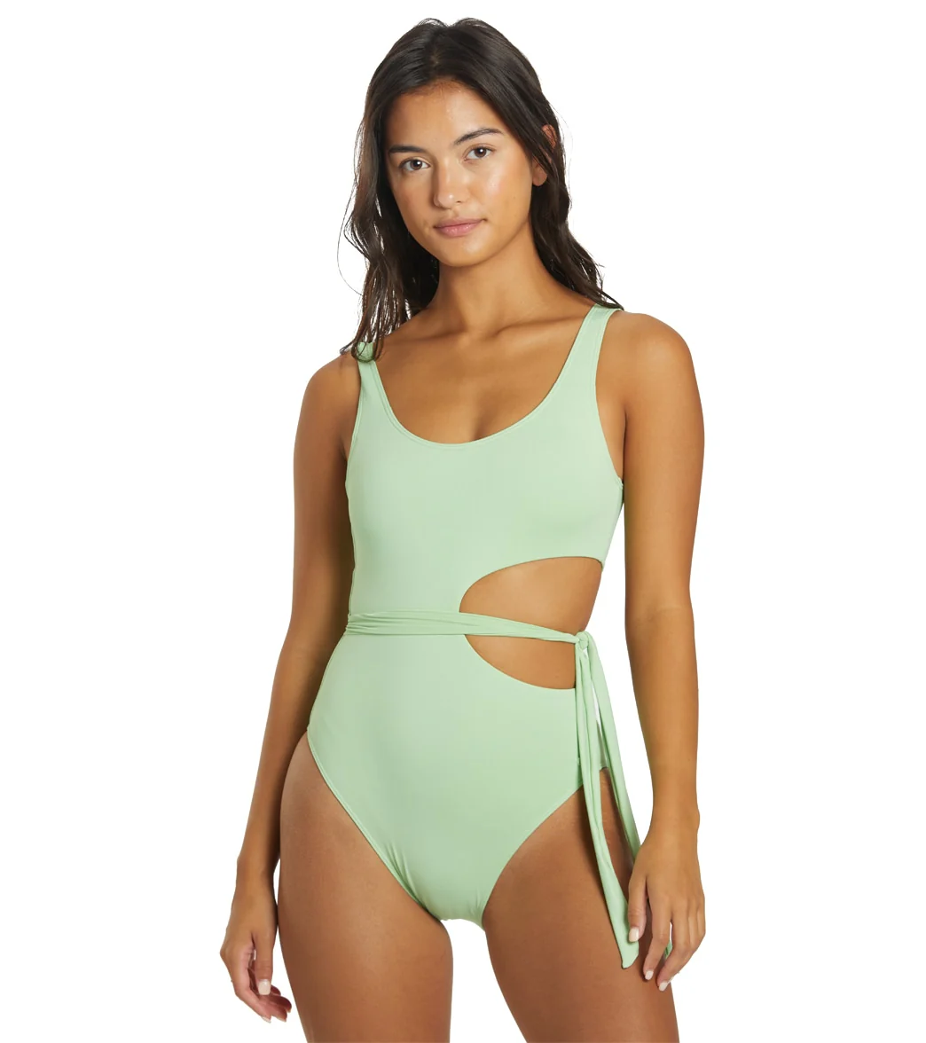 Roxy Women's SD Beach Classics Waist Tie One Piece Swimsuit