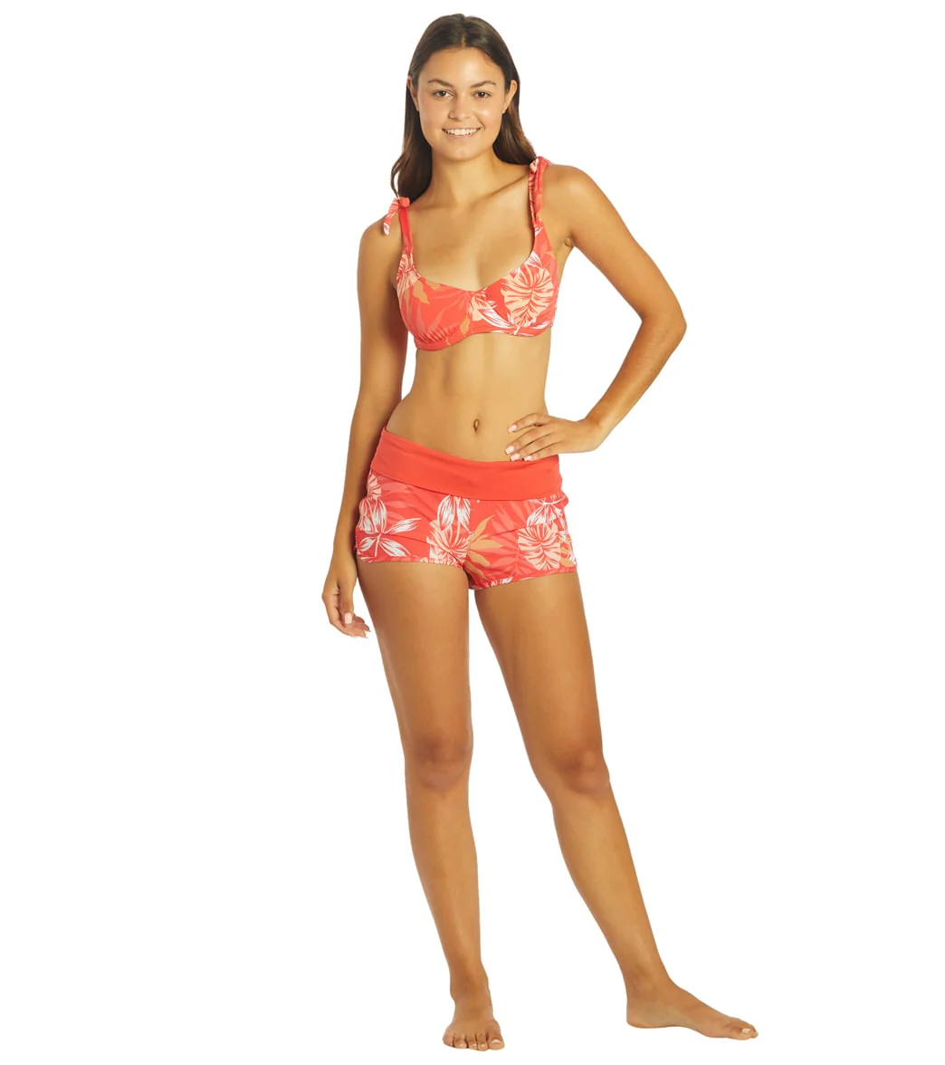 Roxy Women's Seaside Tropics D Cup Underwire Bikini Top - Image 4