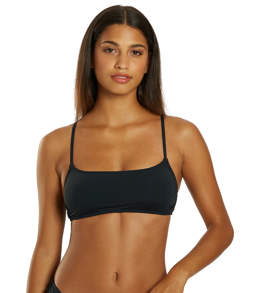 Roxy Women's Solid Beach Classics Bralette Bikini Top - Image 6