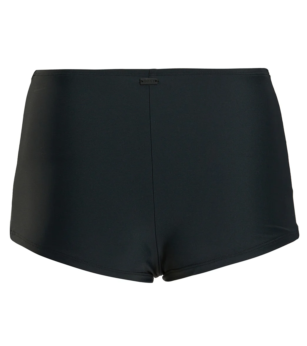 Roxy Women's Solid Beach Classics Shortie Bikini Bottoms - Image 2