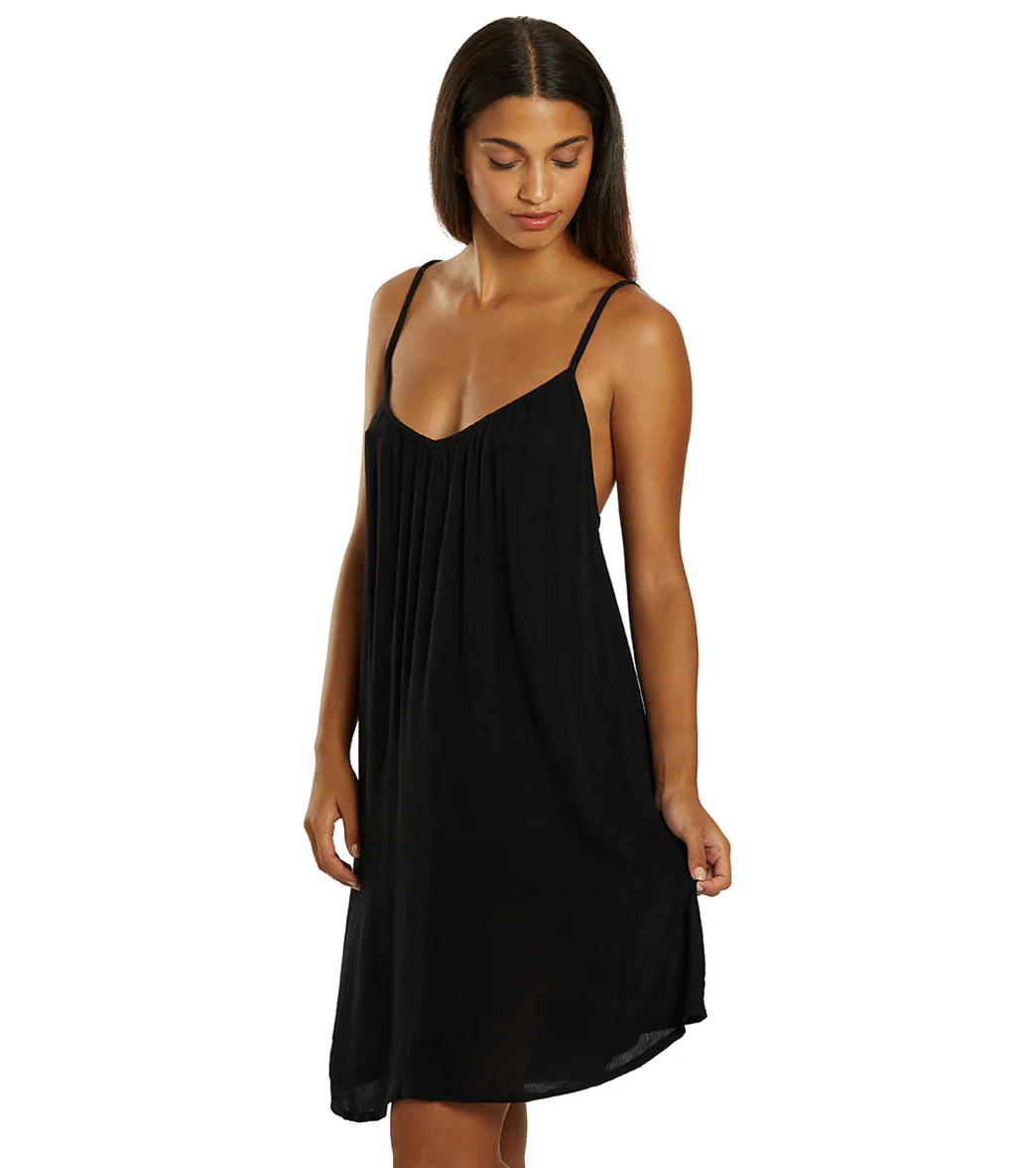 Roxy Women's Spring Adventure Solid Cover-up Beach Dress - Image 4