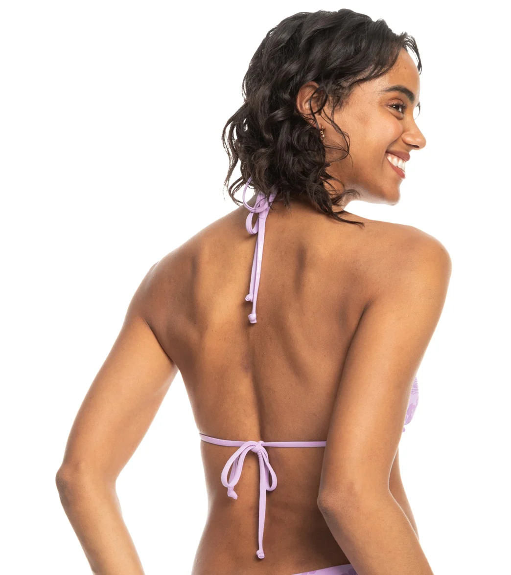 Roxy Women's Surf Kind Kate Reversible Triangle Bikini Top - Image 10