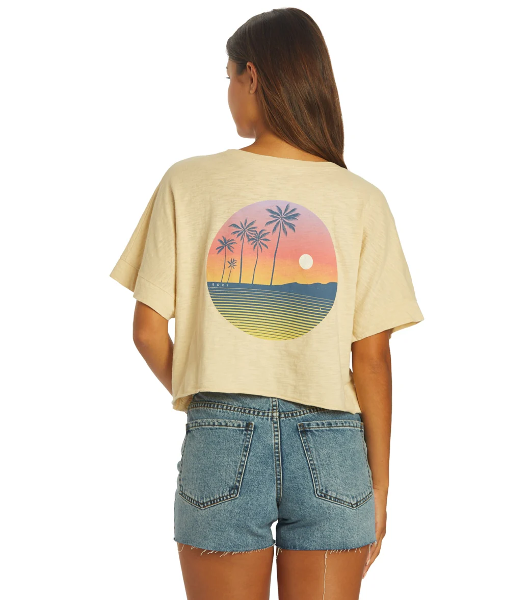 Roxy Women's When In Hawaii Crop Tee - Image 3