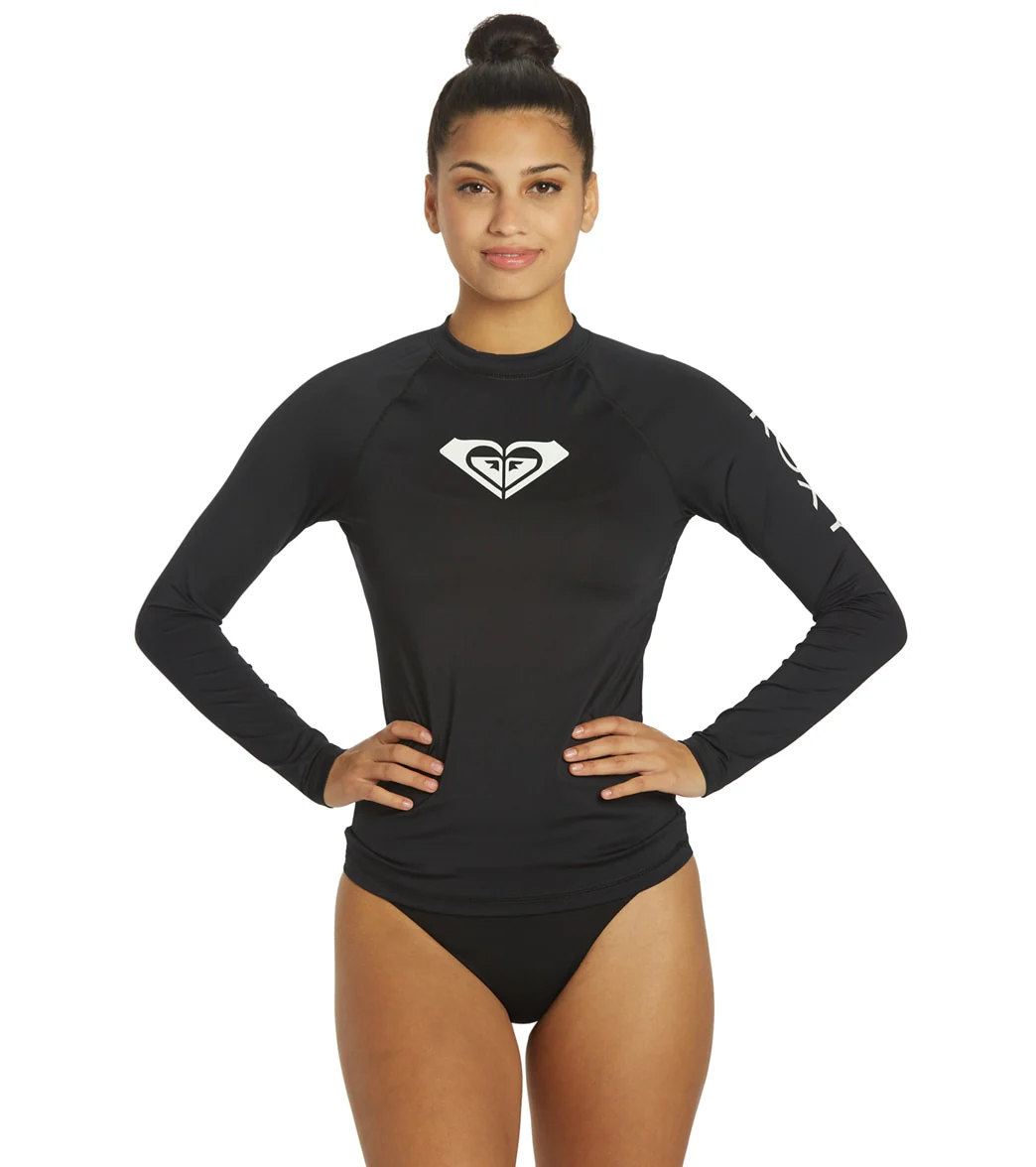 Roxy Women's Whole Hearted Long Sleeve Rashguard - Image 12
