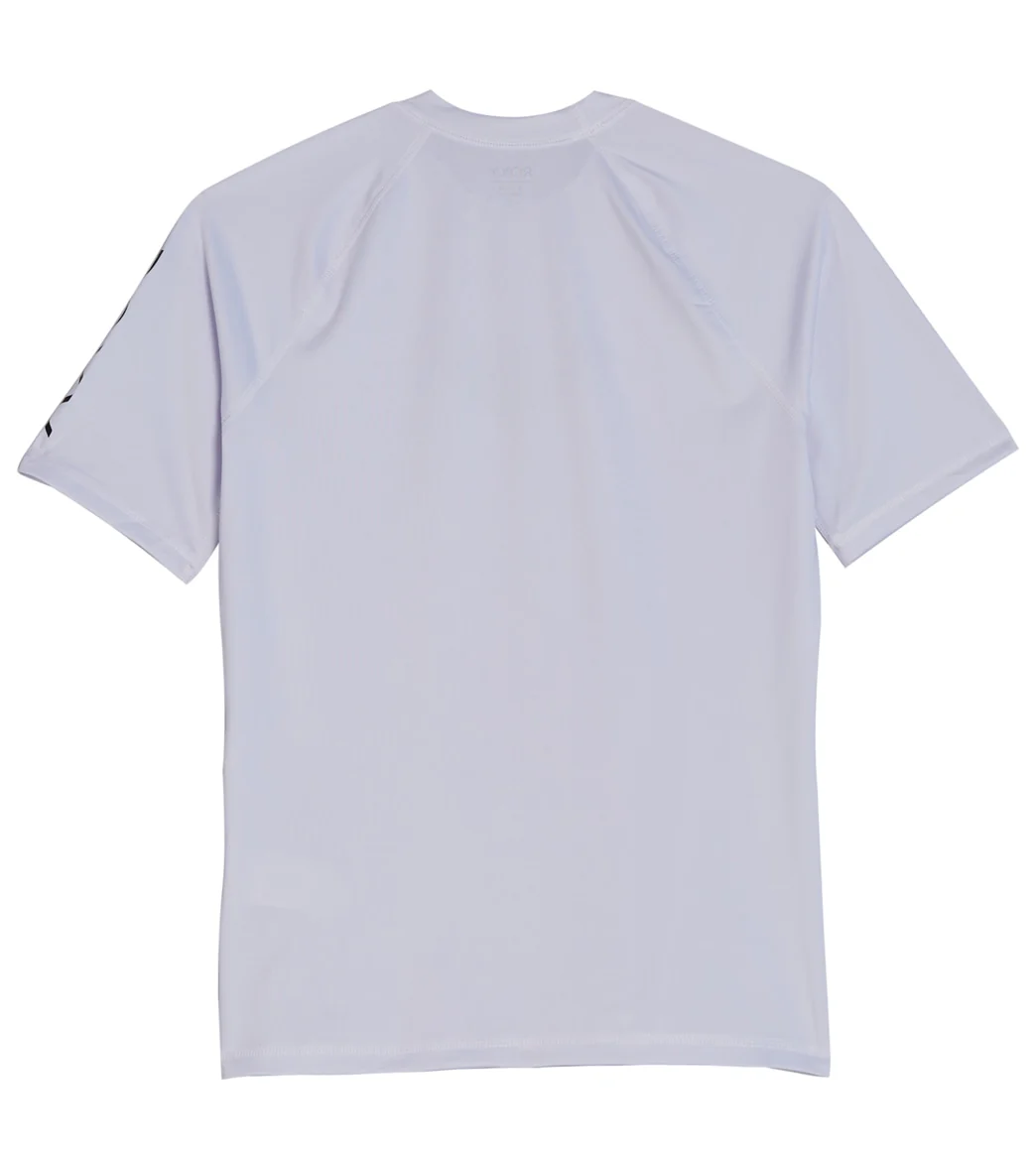 Roxy Women's Whole Hearted Short Sleeve UPF 50 Rash Guard - Image 10