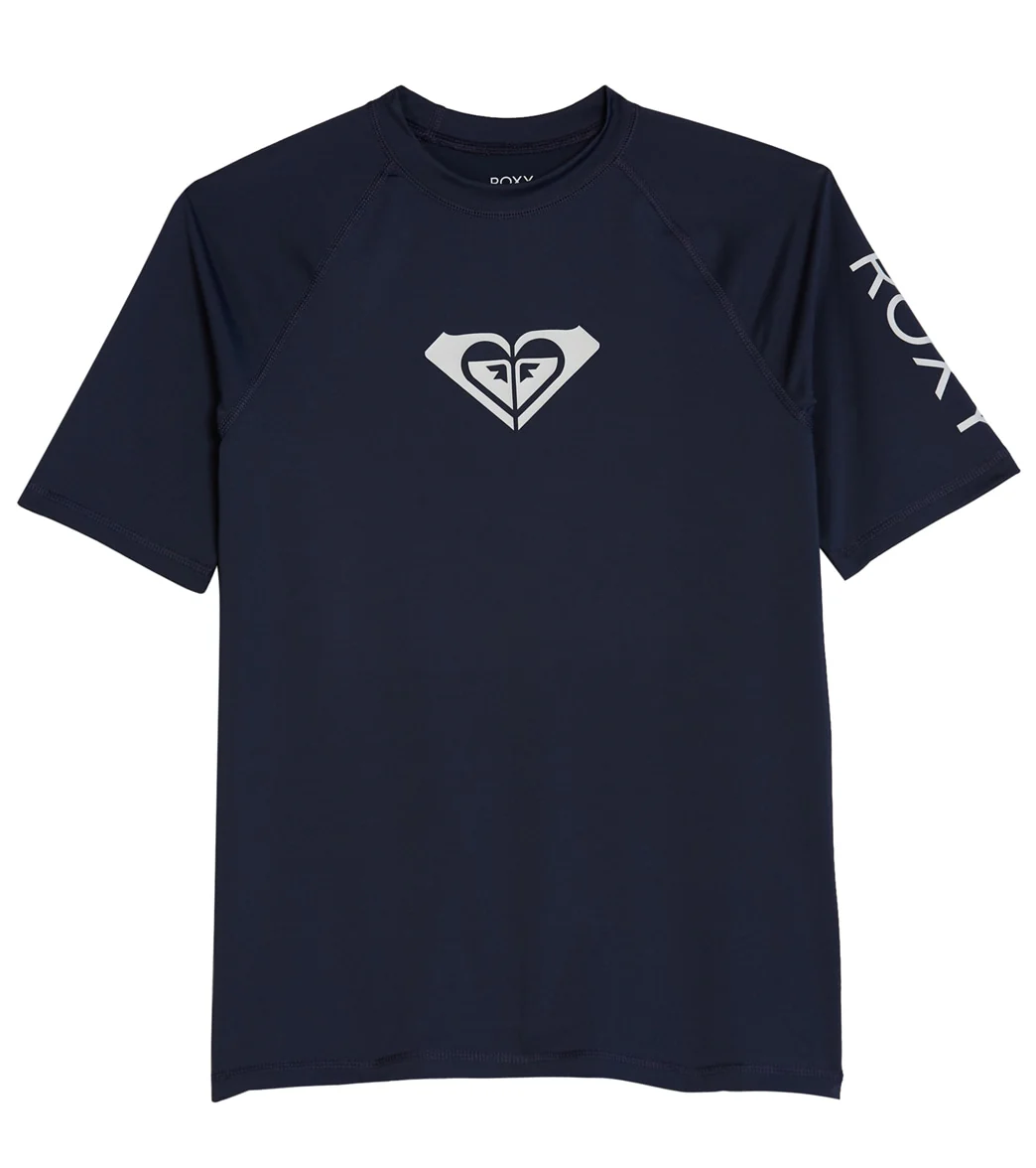 Roxy Women's Whole Hearted Short Sleeve UPF 50 Rash Guard - Image 13