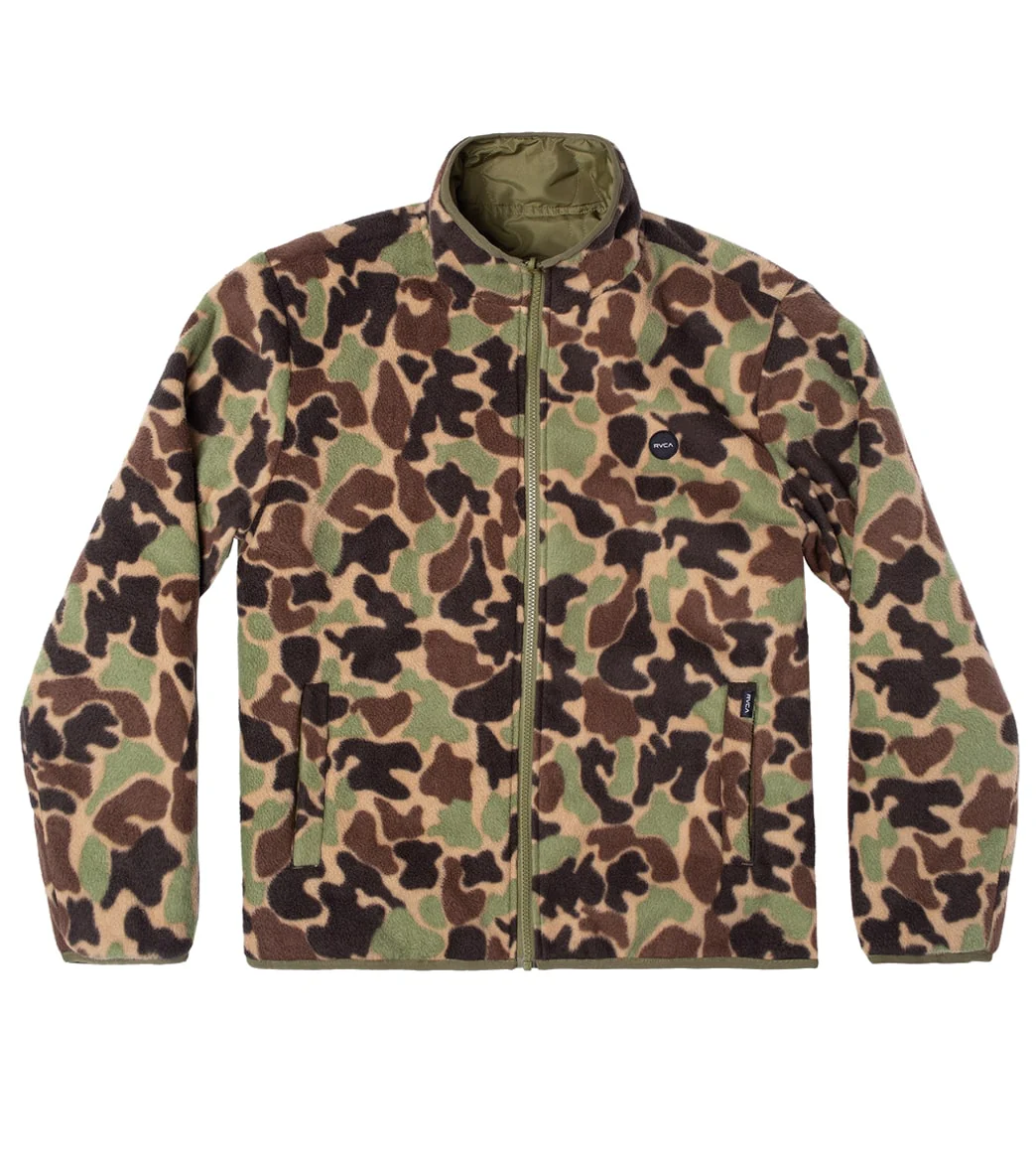 RVCA Men's Ditch Reversible Fleece Jacket - Image 5