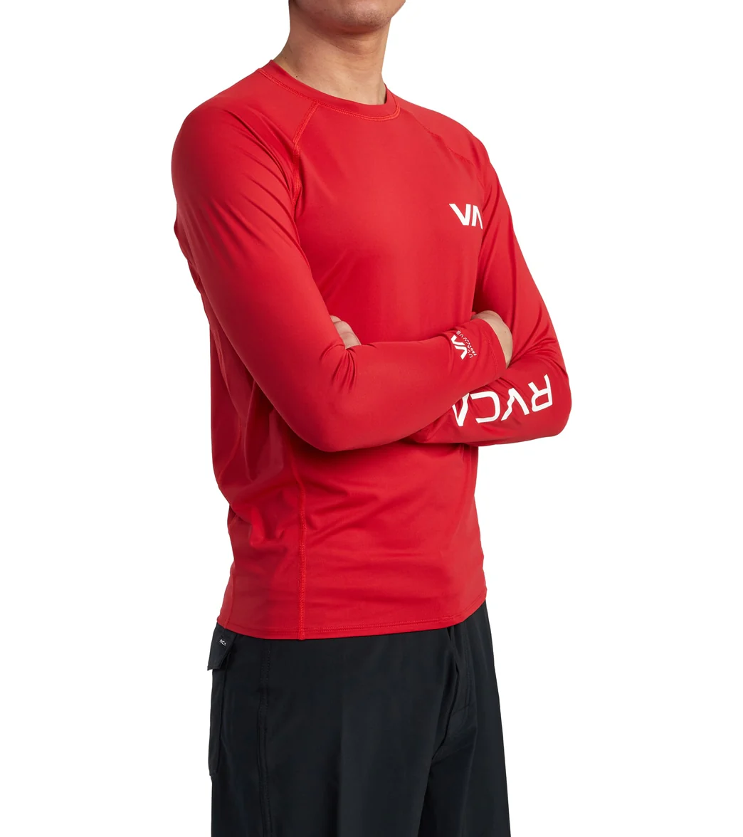 RVCA Men's Rvca Long Sleeve Rashguard - Image 29