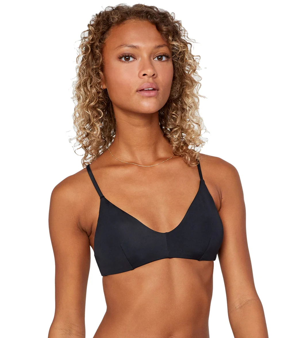 RVCA Women's Solid Crossback Bikini Top - Image 31