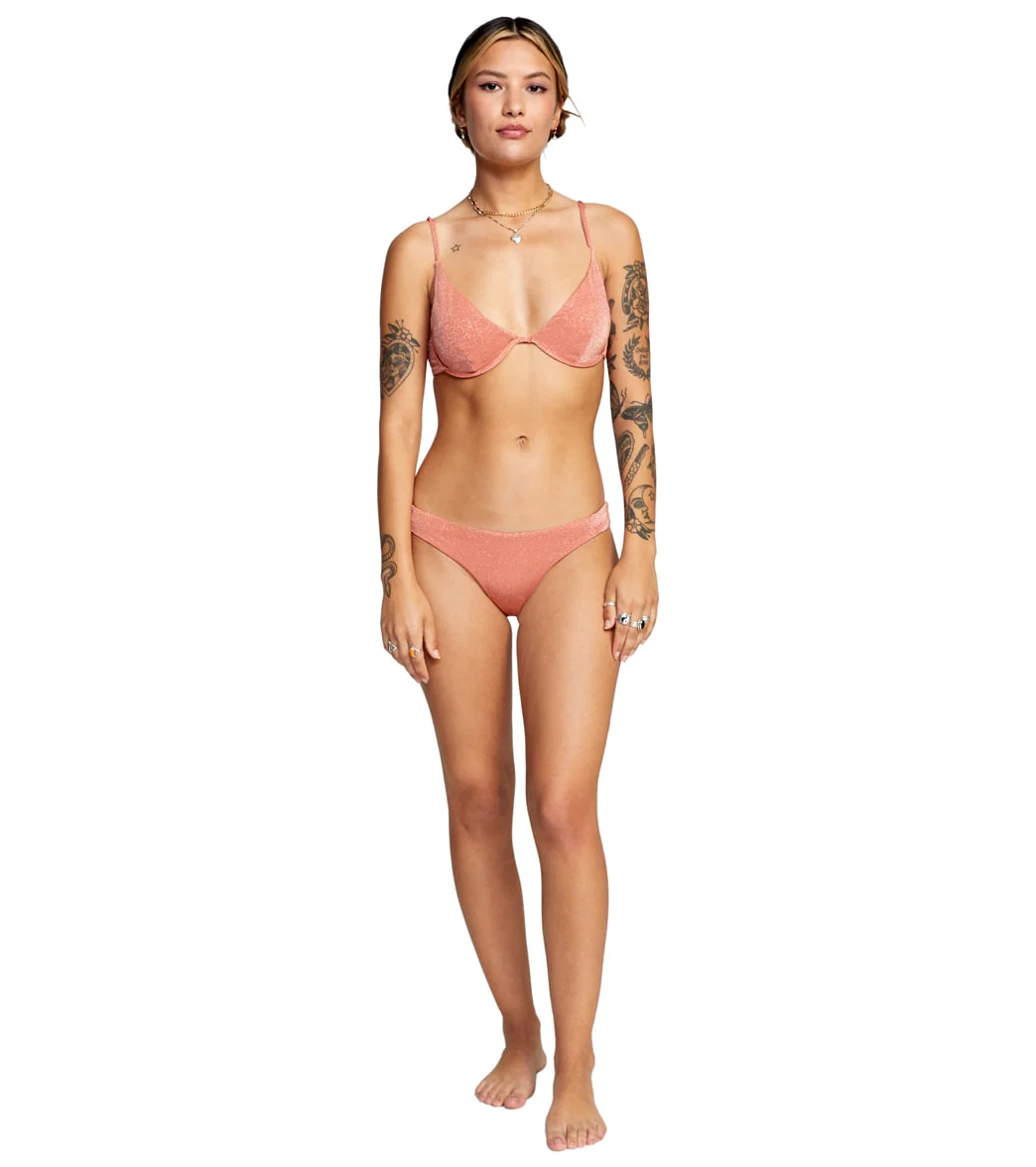 RVCA Women's Strata Cheeky Bikini Bottom - Image 4