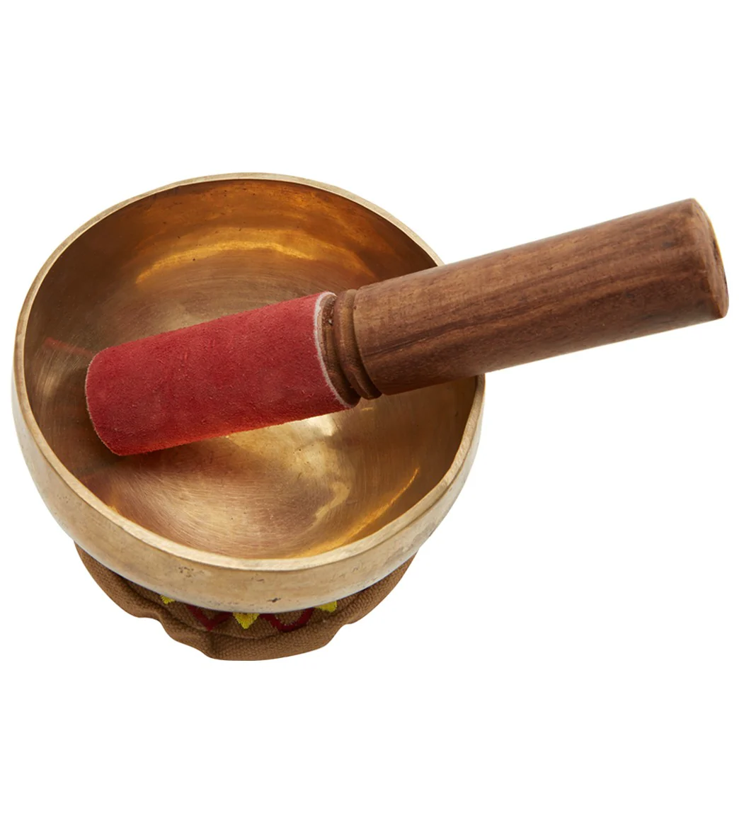Sacred Space Hand Hammered Tibetan Singing Bowl 4.5" - Image 2