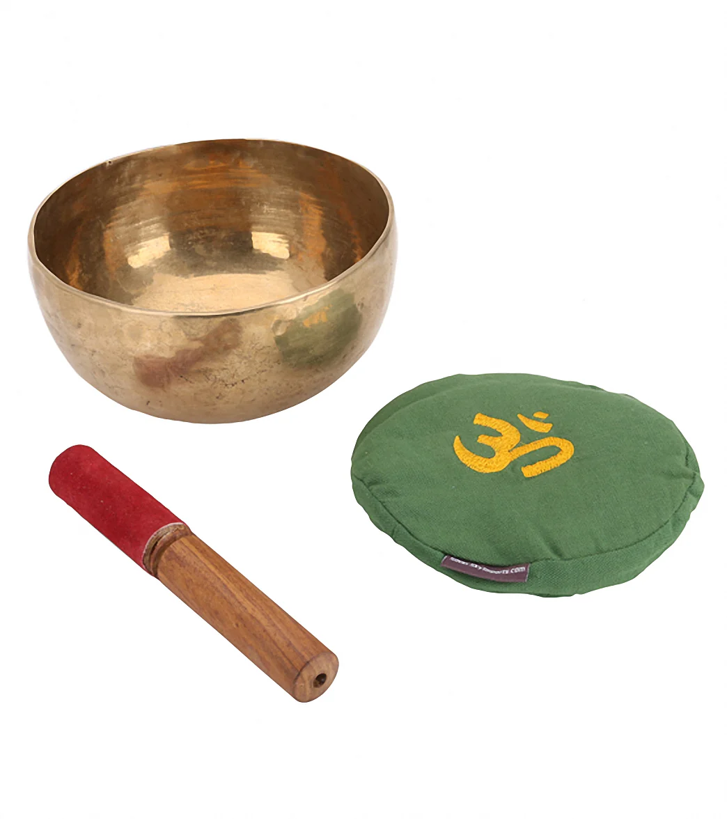 Sacred Space LG Healing Note D Chakra Tibetan Singing Bowl 7.25" - Image 2