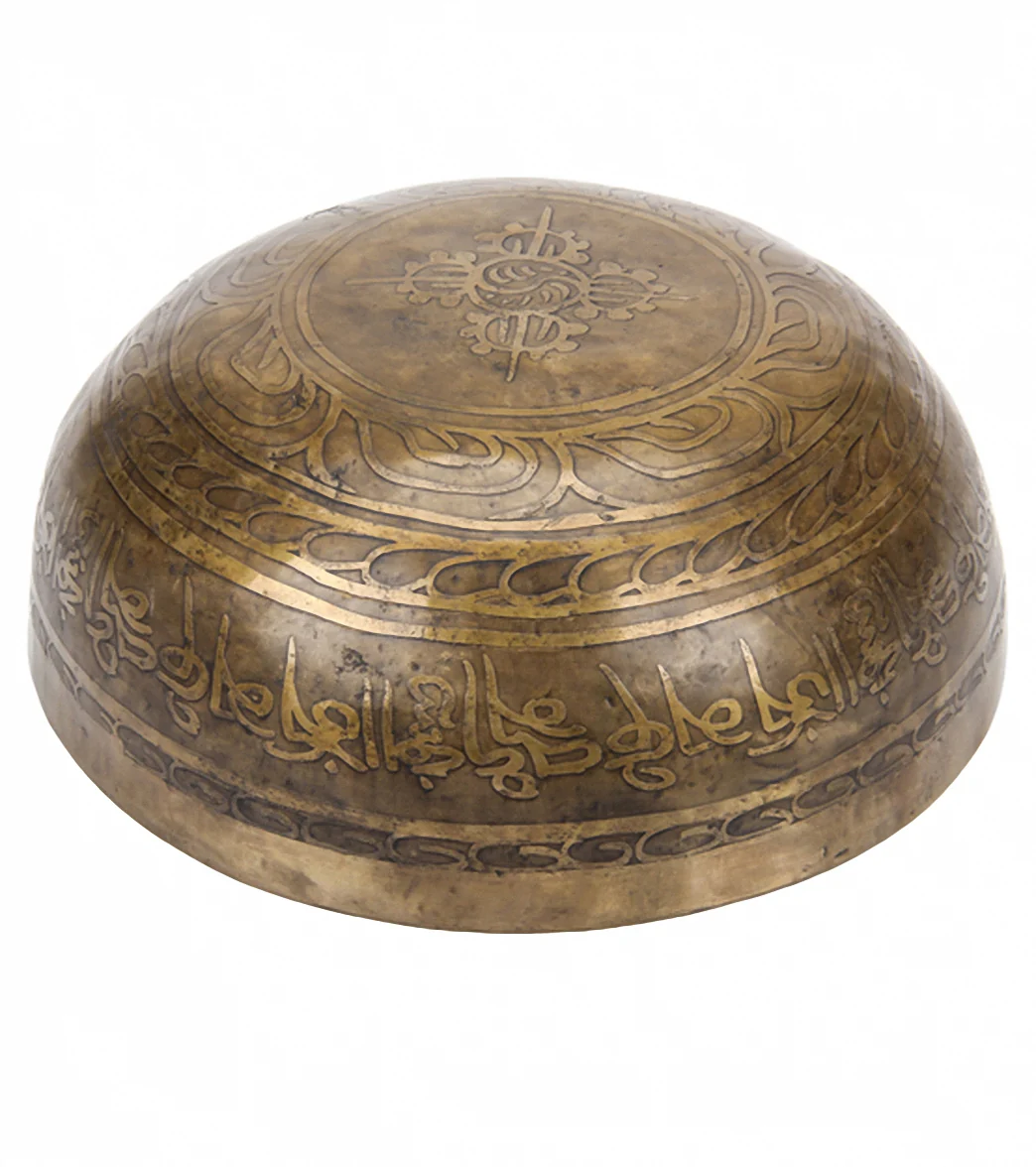 Sacred Space LG Healing Note Golden Buddha B Chakra Tibetan Singing Bowl - Image 3