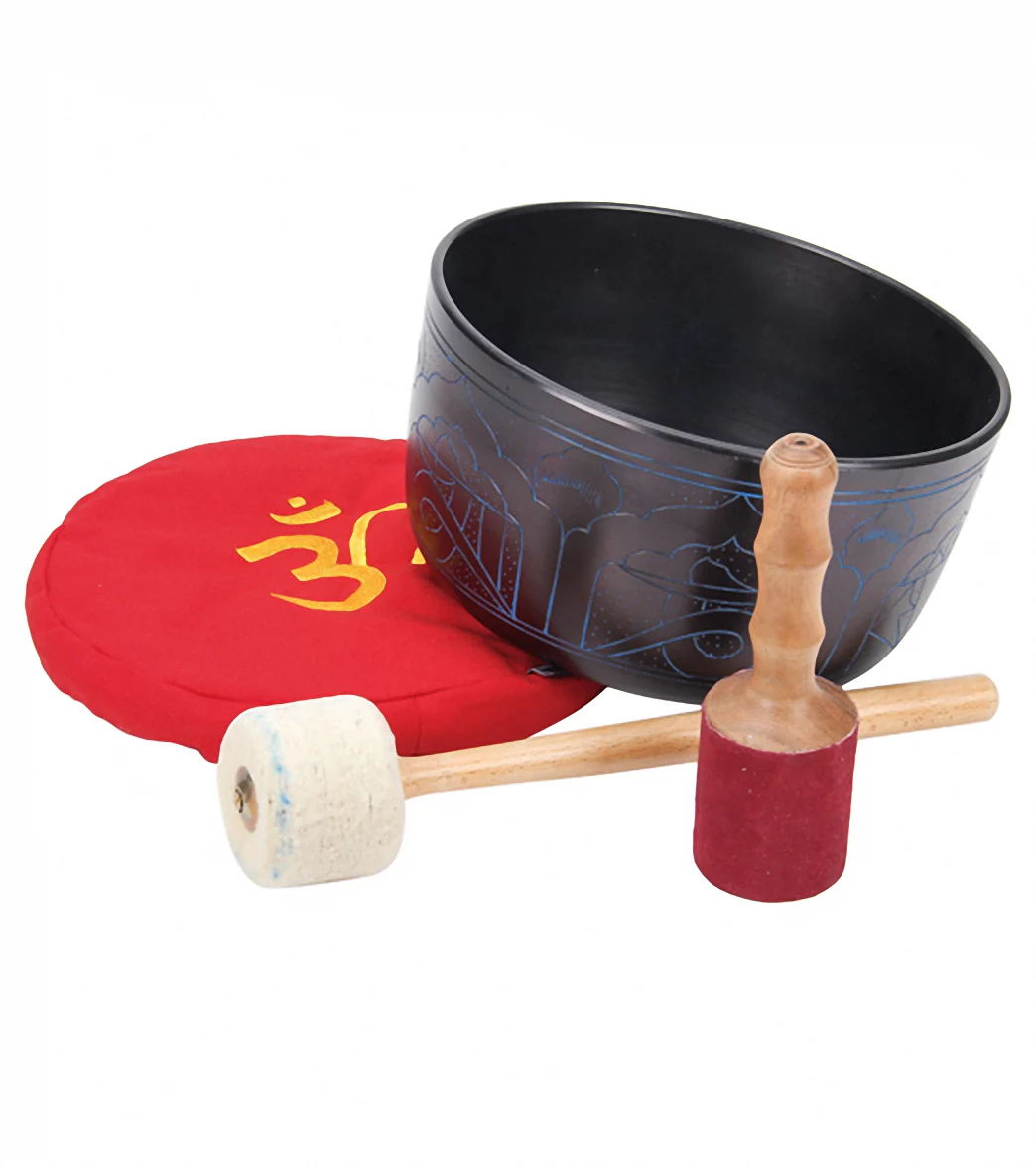 Sacred Space Master Healing New Etched E Chakra Singing Bowl 9.75" - Image 2