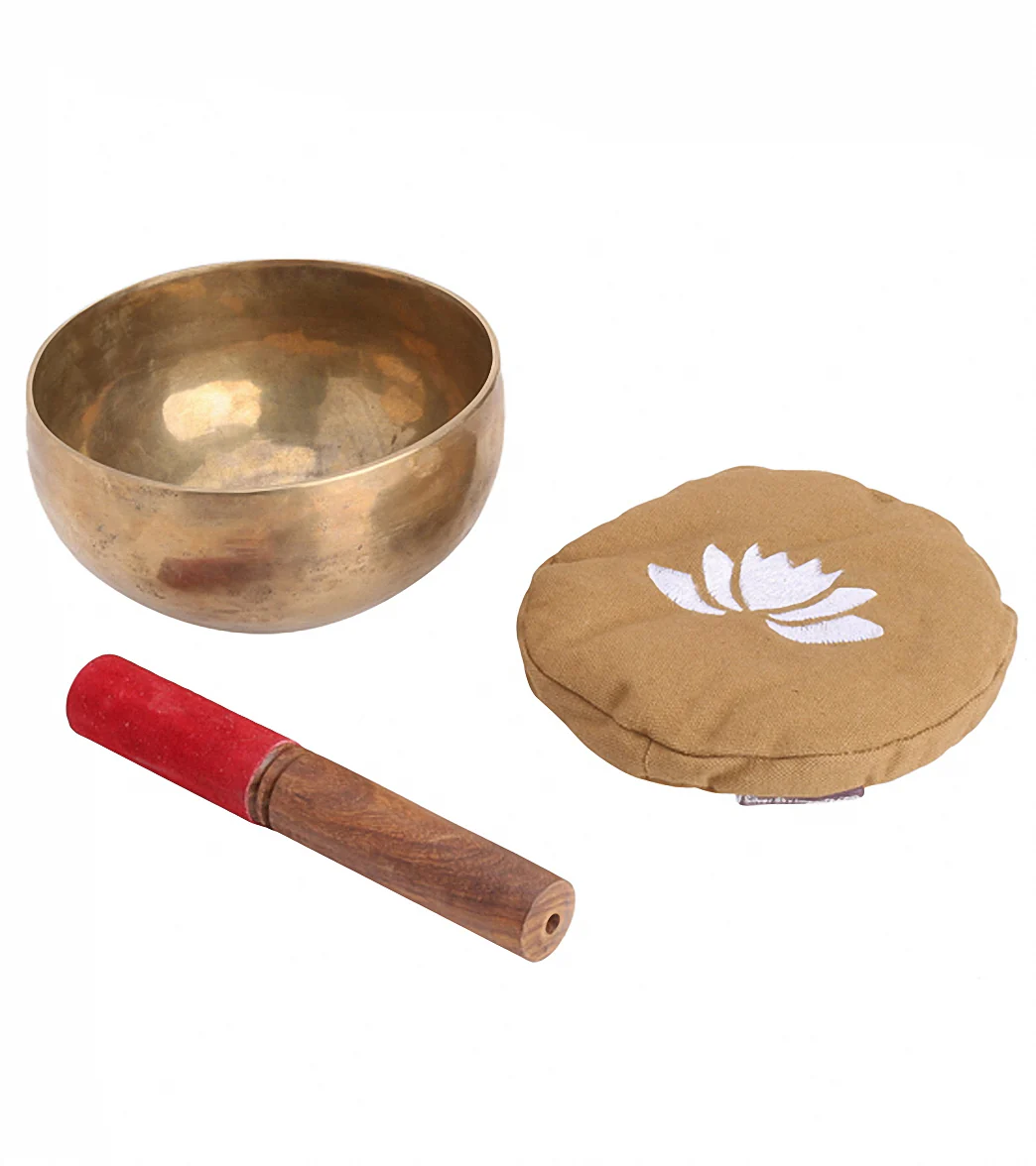 Sacred Space Meditation Note A Chakra Tibetan Singing Bowl 6.25" - Image 2