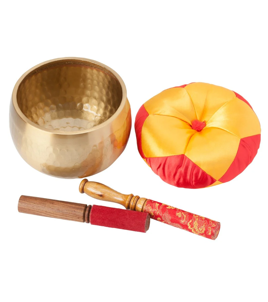 Sacred Space Perfect Pitch Gold Med G# Japanese Style Singing Bowl 8" #J8Gsm10 - Image 2