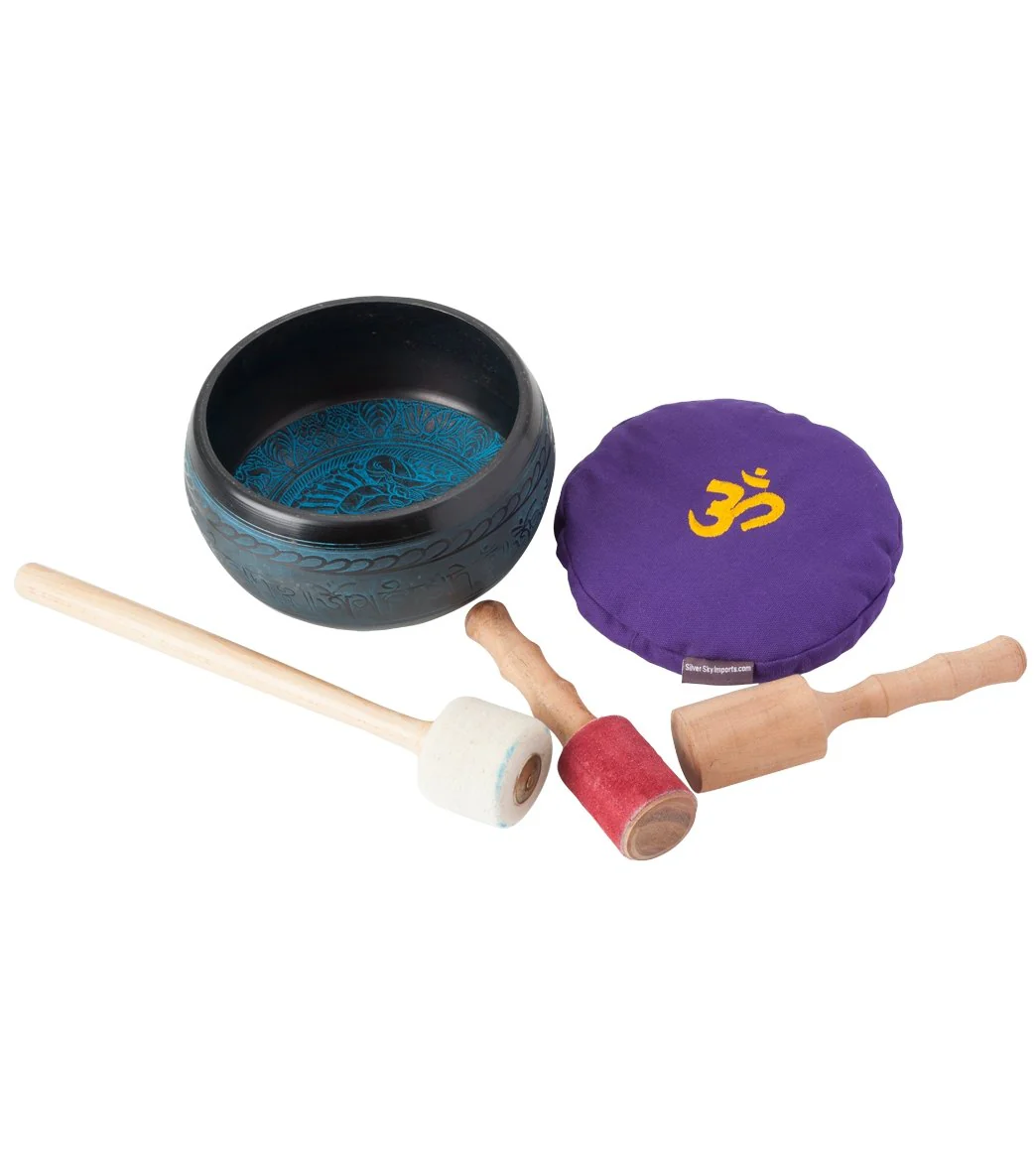 Sacred Space Xl Healing Grade D Chakra Tibetan Singing Bowl 8.5" #D1177 - Image 2