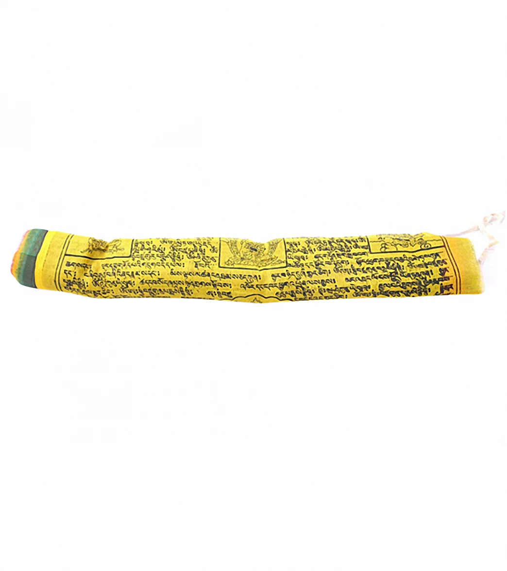 Sacred Space XL Set of 10 Windhorse Tibetan Cotton Prayer Flags - Image 3