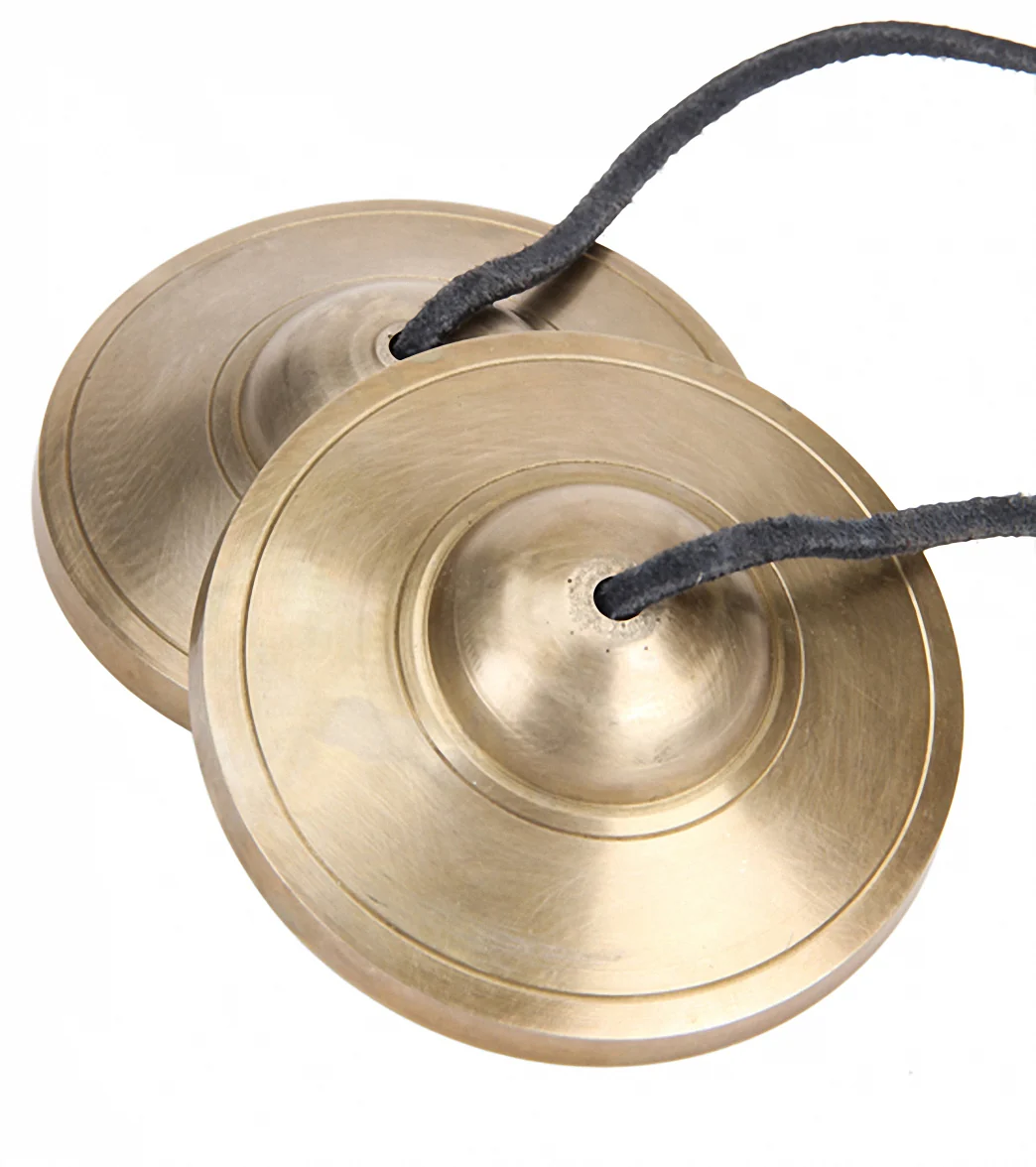 Sacred Space XXL Classic Meditation Tibetan Gong Tingsha Cymbals 3.5" - Image 3