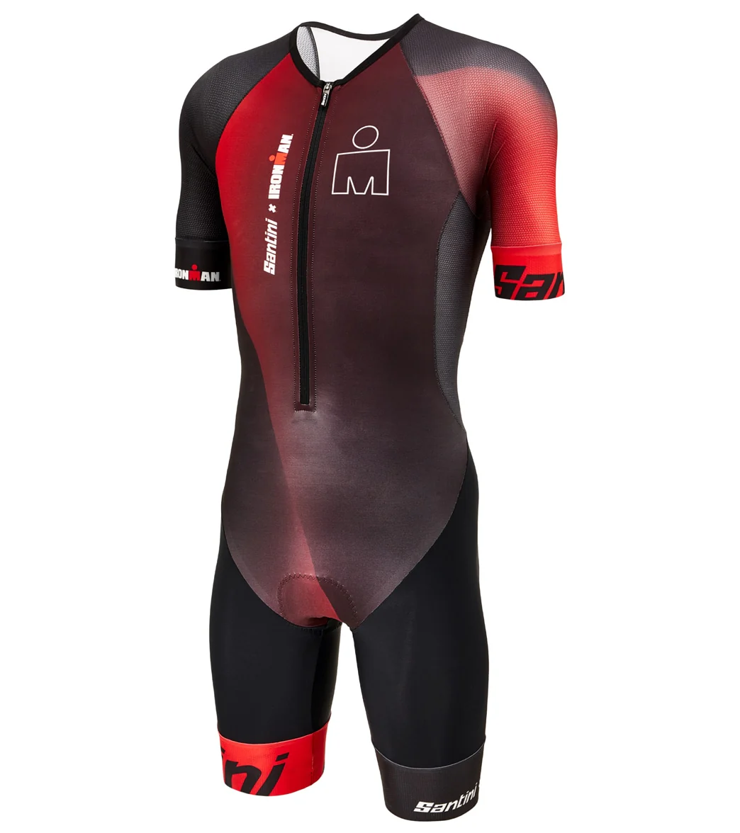 Santini Men's Ironman Ikaika Short Sleeve Trisuit - Image 2