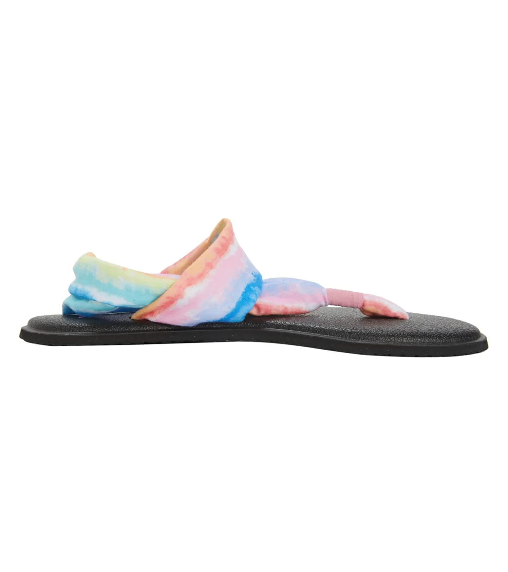 Sanuk Girls' Yoga Sling Burst Tie Dye Sandal (Big Kid) - Image 3