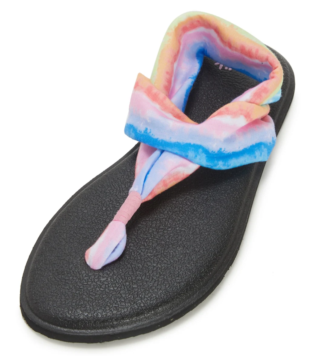 Sanuk Girls' Yoga Sling Burst Tie Dye Sandal (Big Kid) - Image 5