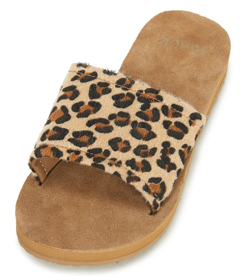 Sanuk Women's Lola Leopard Slide