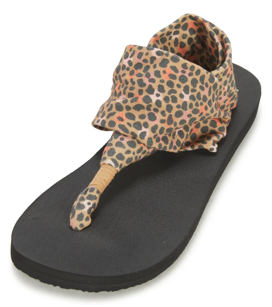 Sanuk Women's Sling St Cheetah Sandal - Image 7