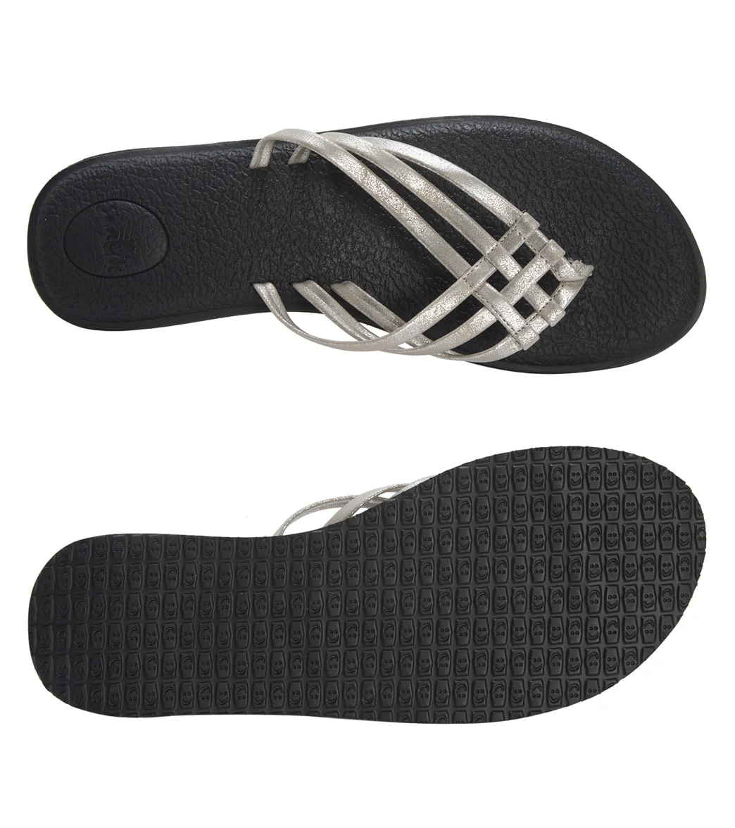 Sanuk Women's Yoga Salty Shimmer Metallic Sandal - Image 4