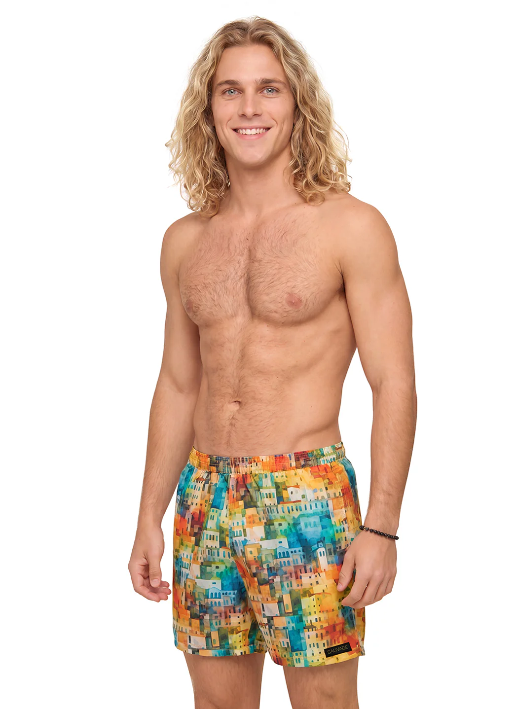 Sauvage Men's Portofino Italian Swim Trunks - Image 4