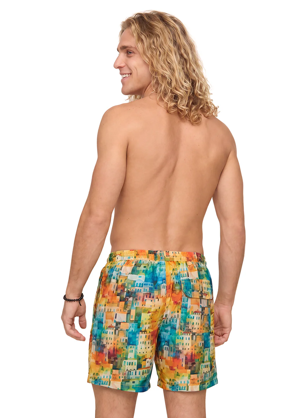 Sauvage Men's Portofino Italian Swim Trunks - Image 5