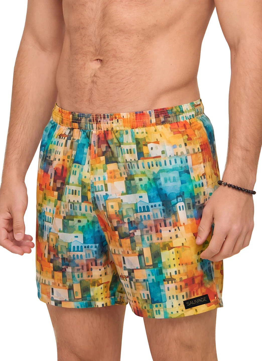 Sauvage Men's Portofino Italian Swim Trunks - Image 7