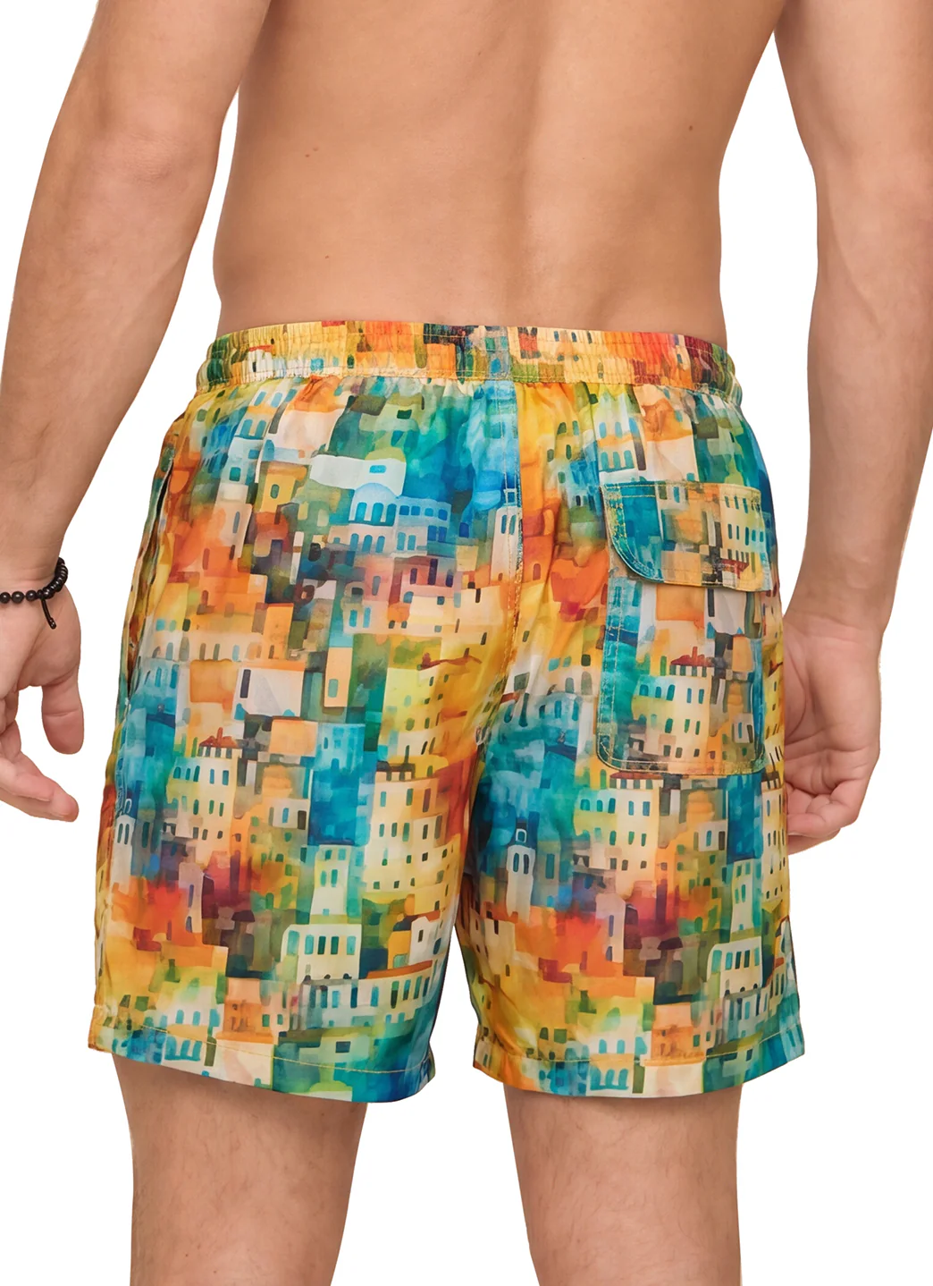 Sauvage Men's Portofino Italian Swim Trunks - Image 8