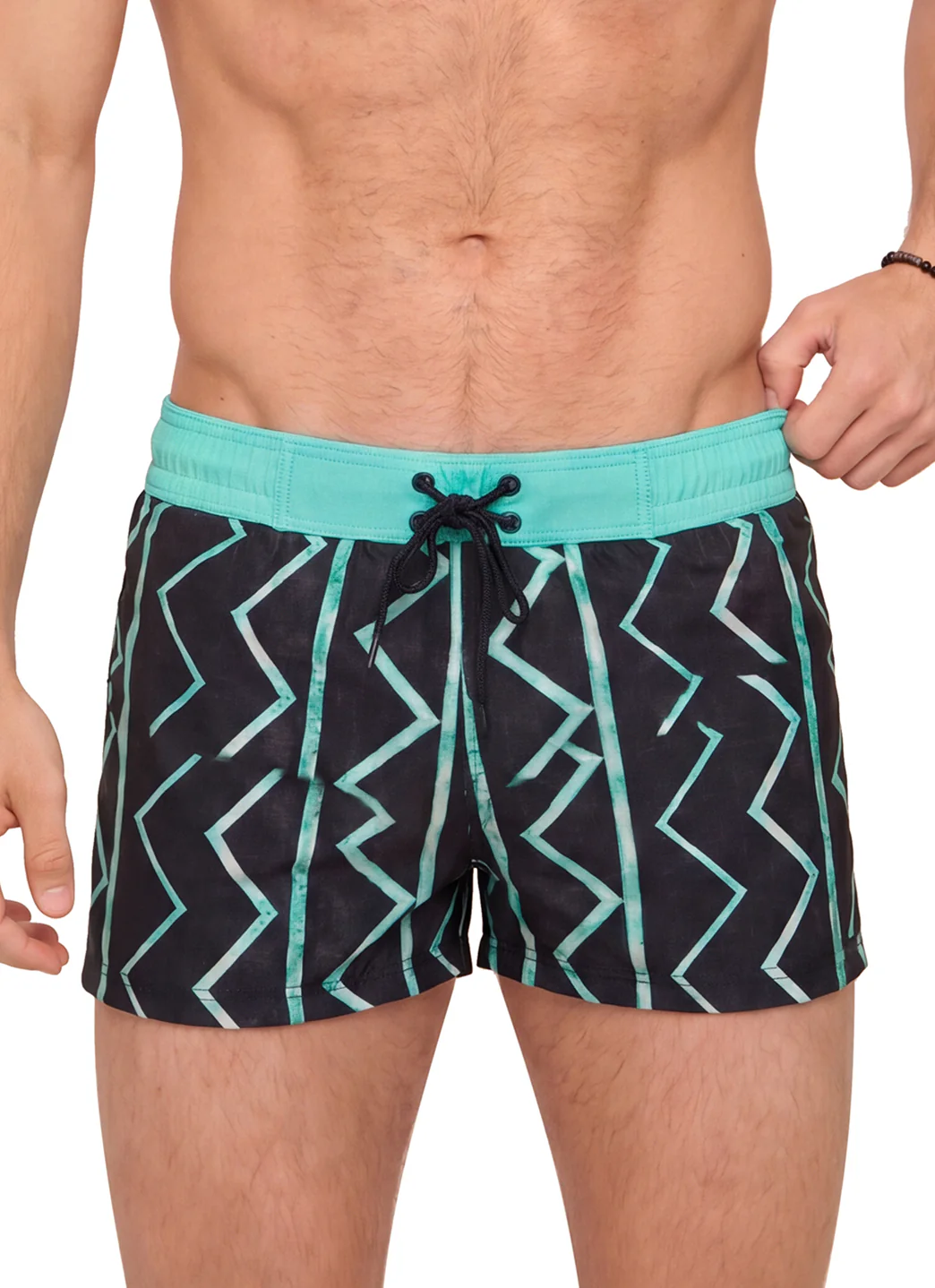 Sauvage Men's Vintage Retro Lycra Swim Trunks - Image 6