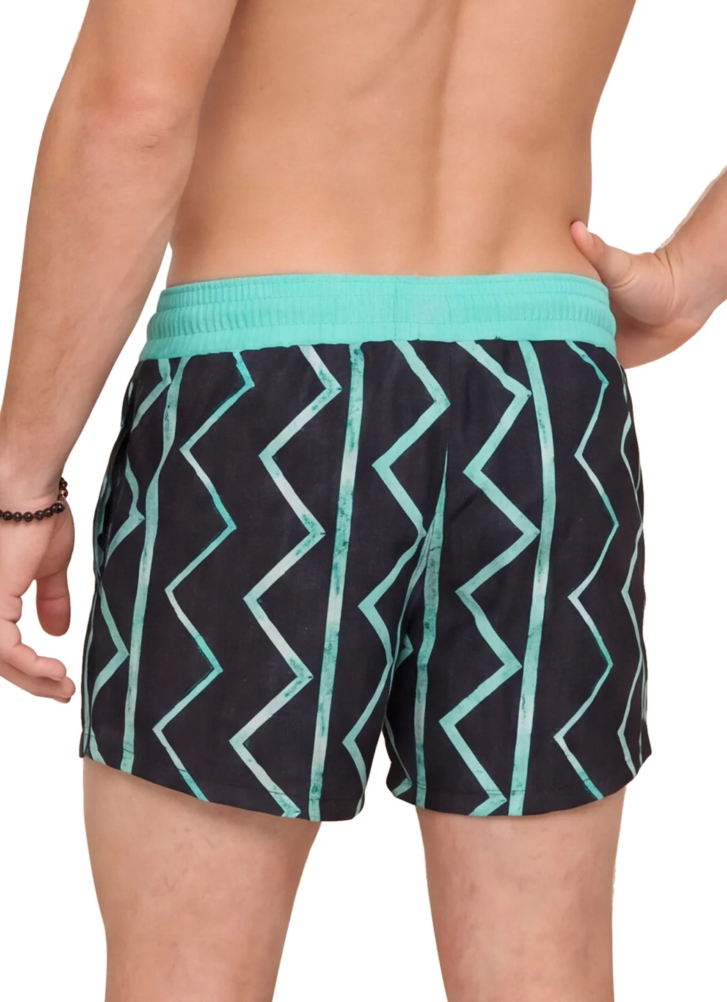 Sauvage Men's Vintage Retro Lycra Swim Trunks - Image 8