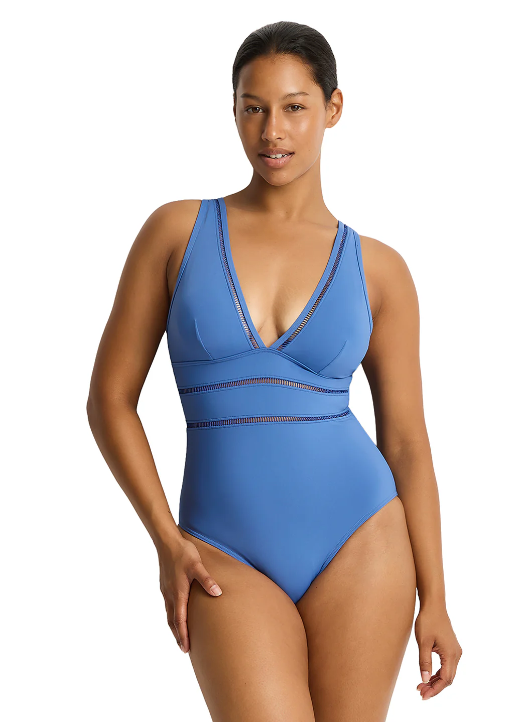 Sea Level Women's Essentials Edit Spliced One Piece Swimsuit - Image 8