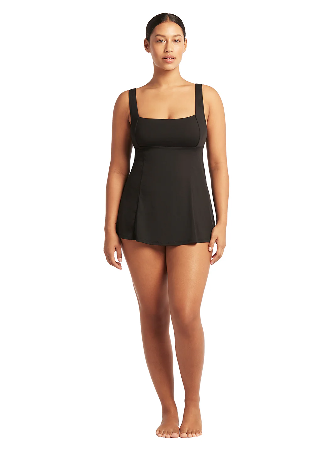 Sea Level Women's Essentials Square Neck Swim Dress - Image 6