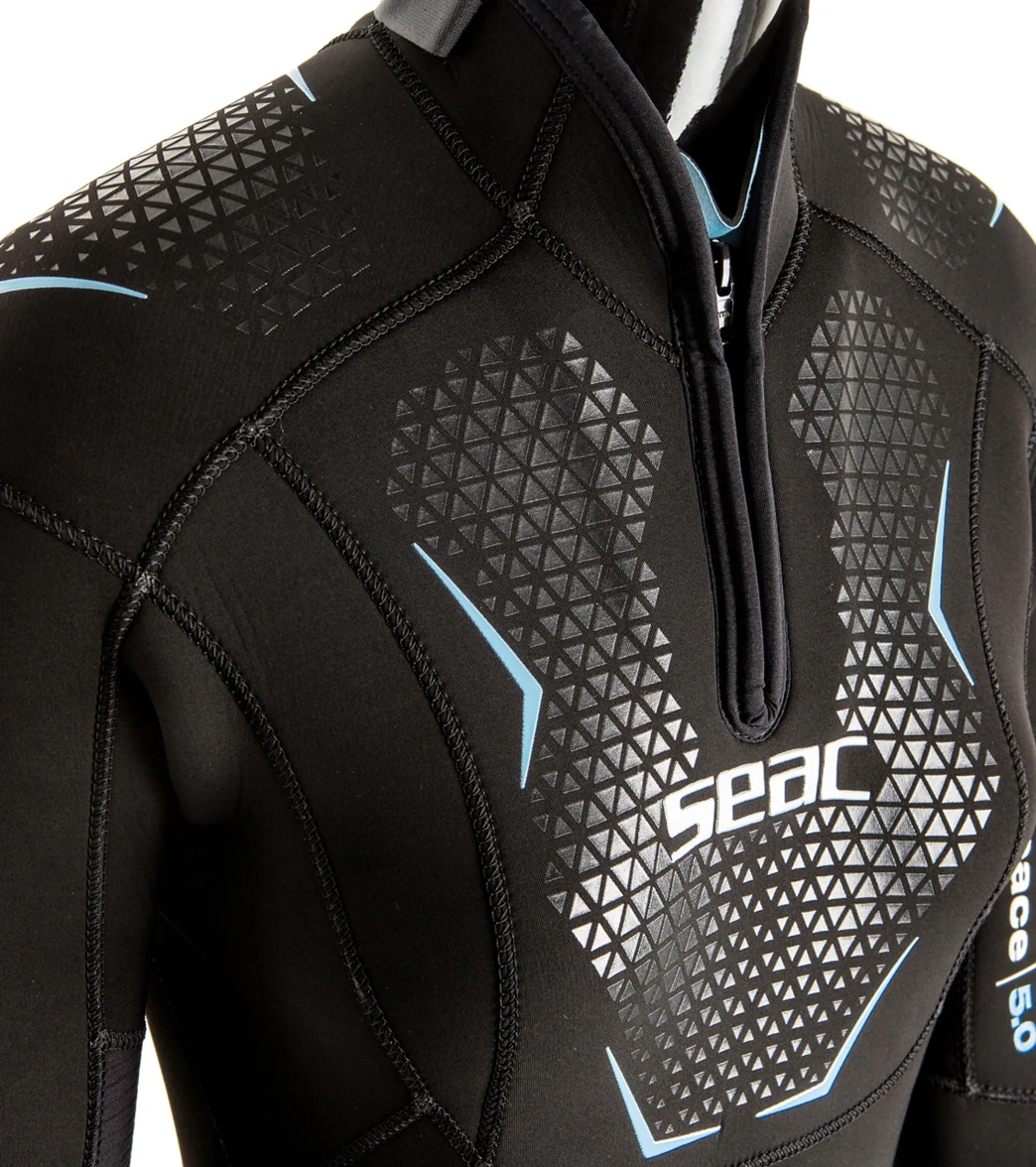 Seac USA Women's 5mm Space Back Zip Fullsuit Wetsuit - Image 5