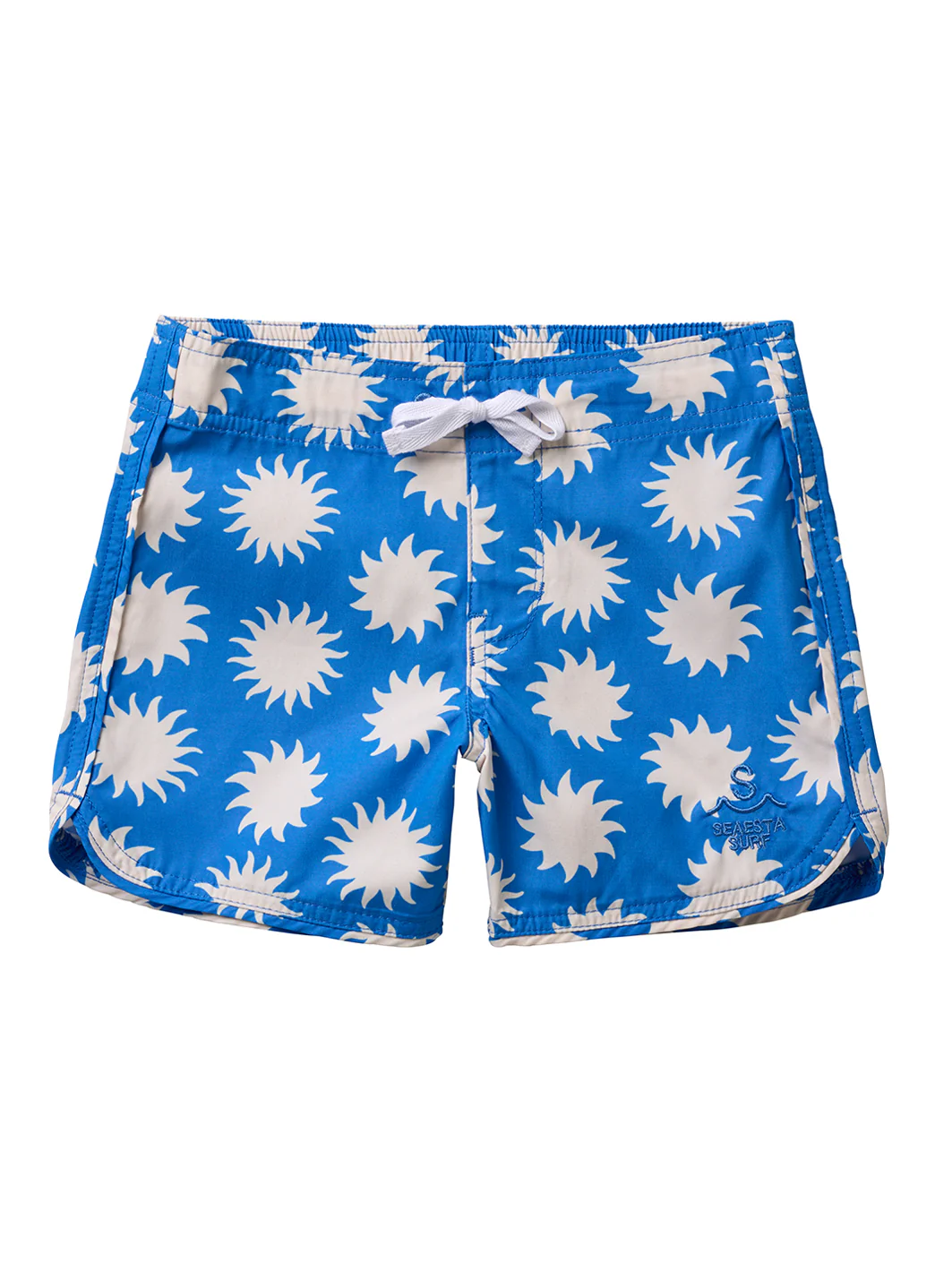 Seaesta Surf Boys' Scallop Soleil Retro Flare Board Short (Toddler, Little Kid, Big Kid)