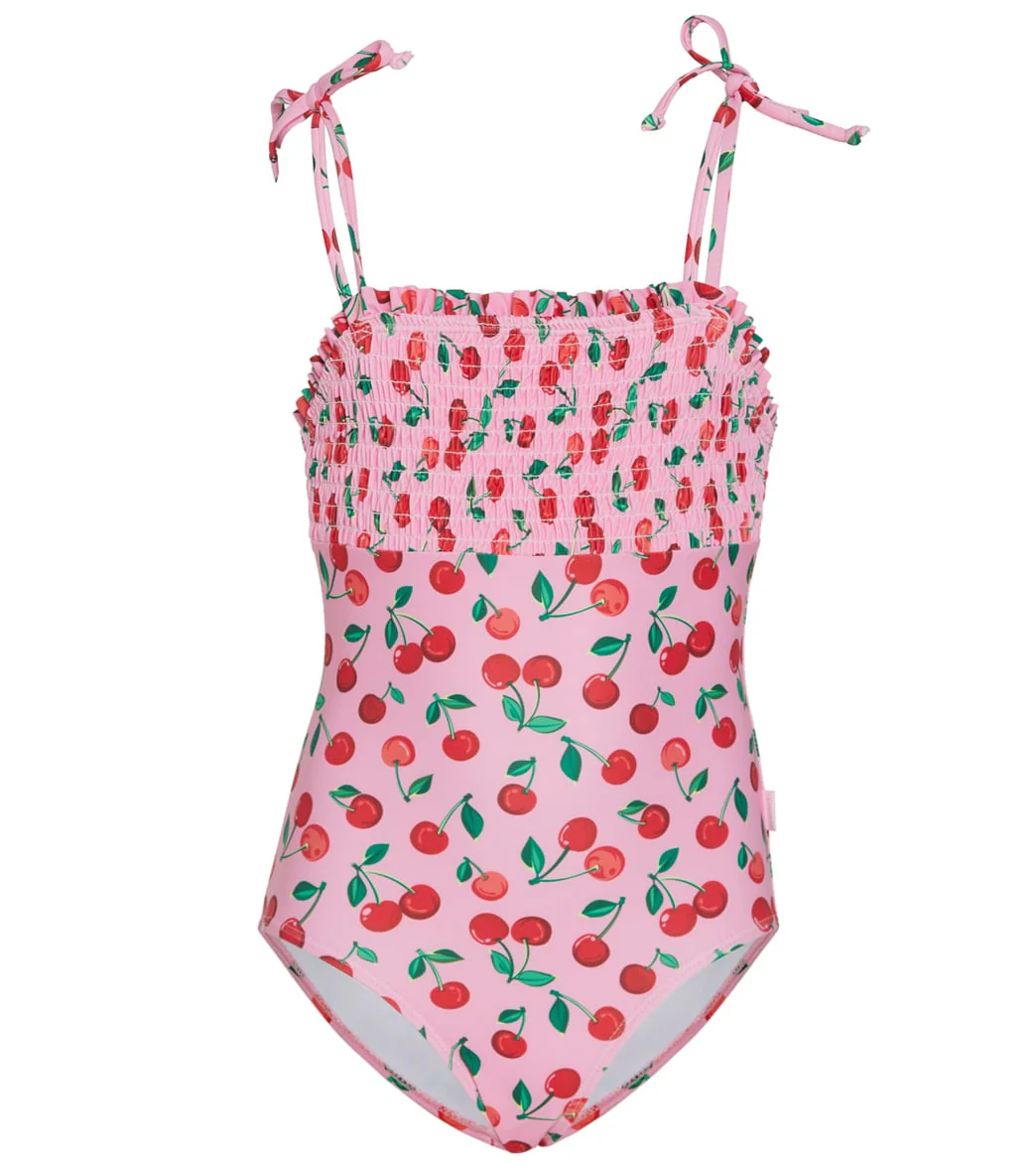 Seafolly Girls' Cherry Pie One Piece Swimsuit (Big Kid)
