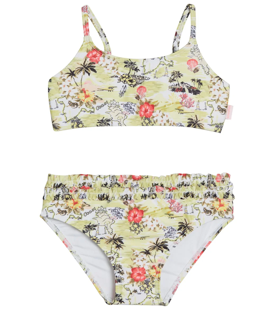 Seafolly Girls' Coast To Coast Two Piece Bikini Set (Baby, Toddler, Little Kid) - Image 3