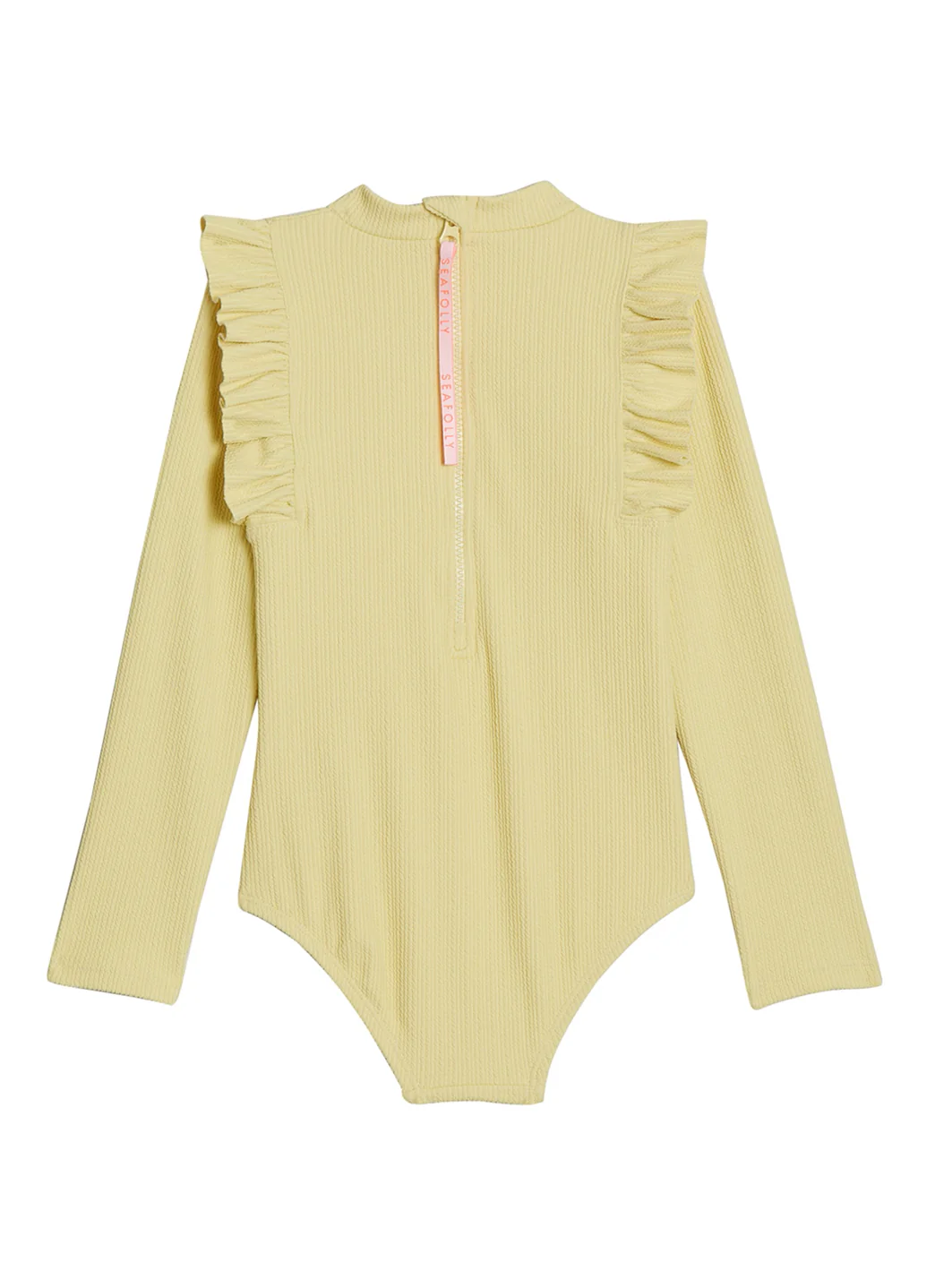 Seafolly Girls' Essential Long Sleeve One Piece Swimsuit (Baby, Toddler, Little Kid) - Image 6
