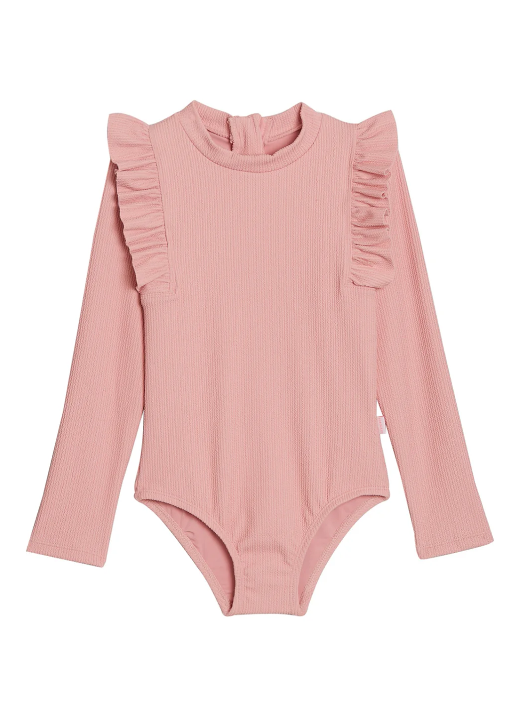 Seafolly Girls' Essential Long Sleeve One Piece Swimsuit (Baby, Toddler, Little Kid) - Image 9