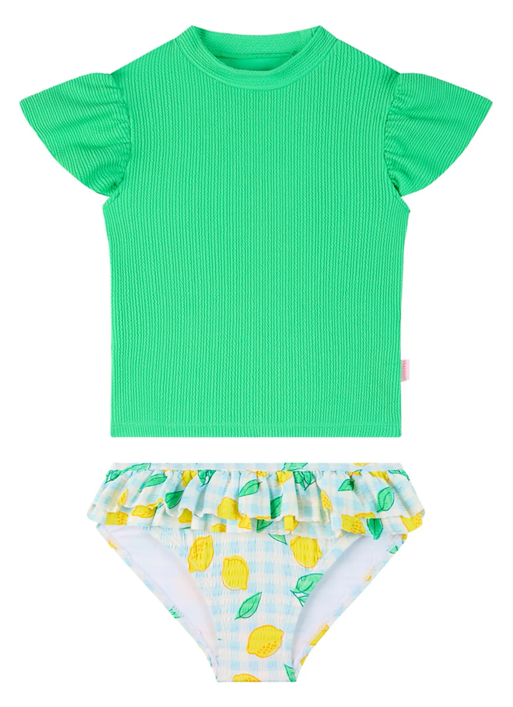 Seafolly Girls' Lisbon Two Piece Rash Guard Set (Baby, Toddler, Little Kid) - Image 5
