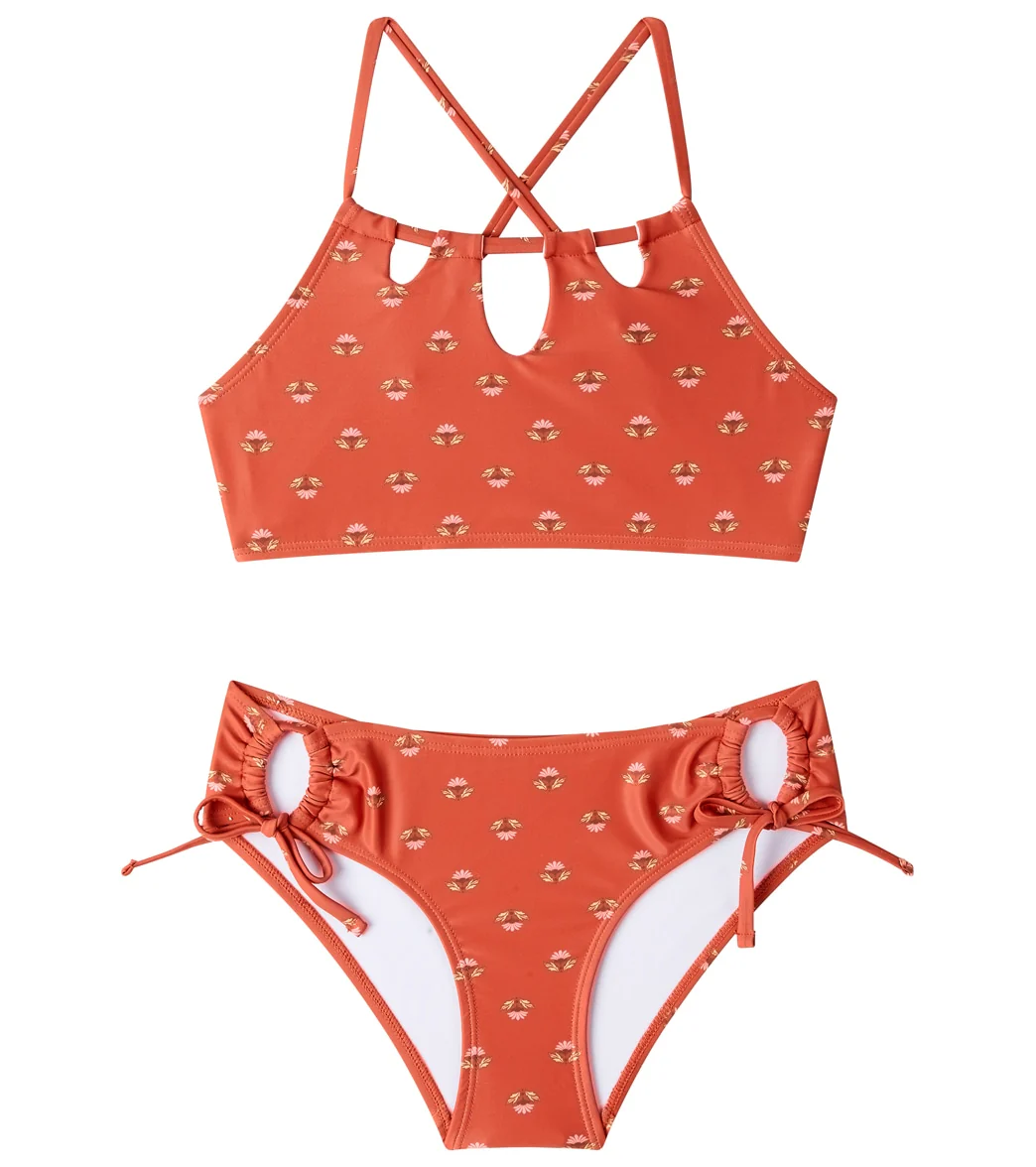 Seafolly Girls' Papillon Two Piece Halter Bikini Set (Big Kid) - Image 4