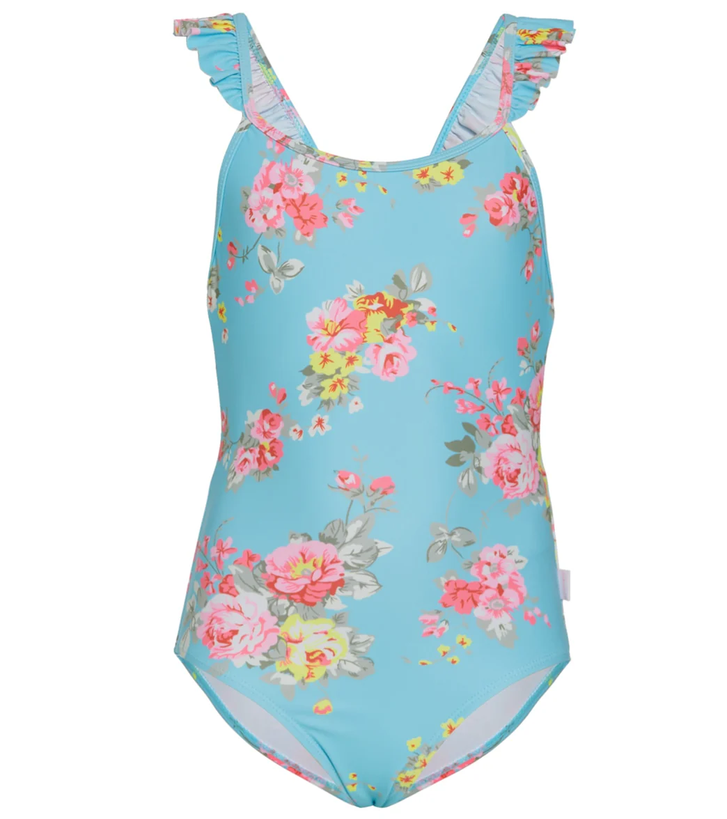 Seafolly Girls' Paradise Garden Ruffle Strap One Piece Swimsuit (Big Kid) - Image 4